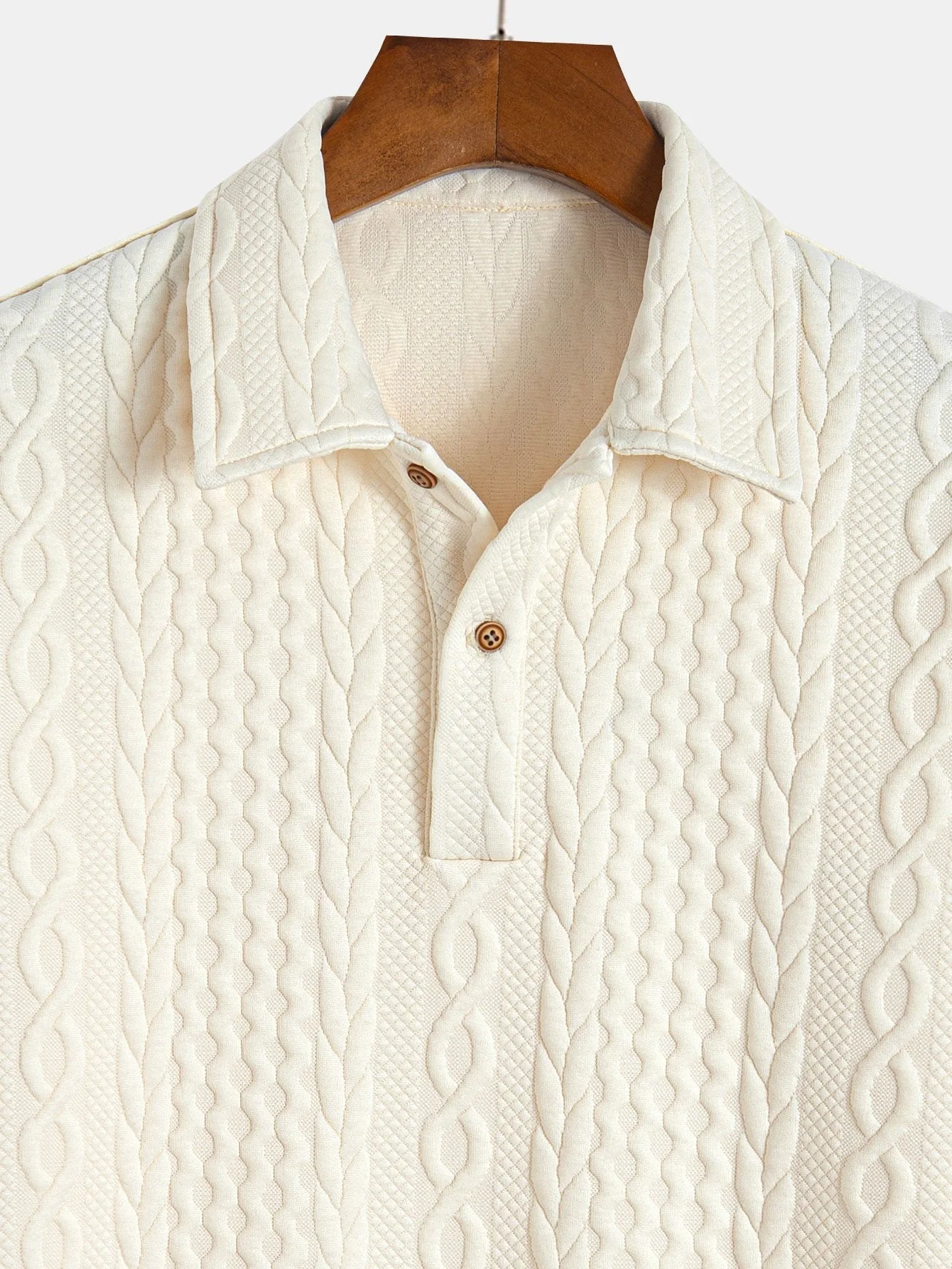Cipriano® | Twist Textured Jacquard Polo - Image 5