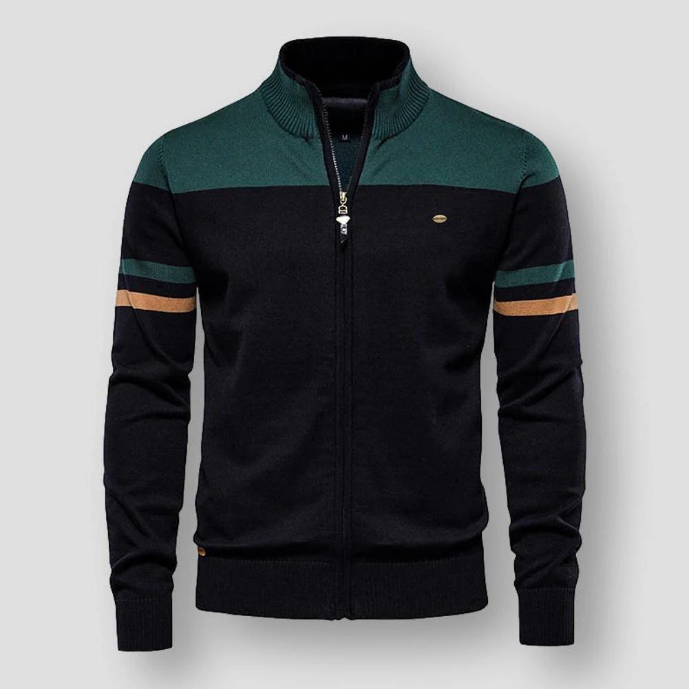 Clifford® | Retro Striped Bomber Jacket - Image 4