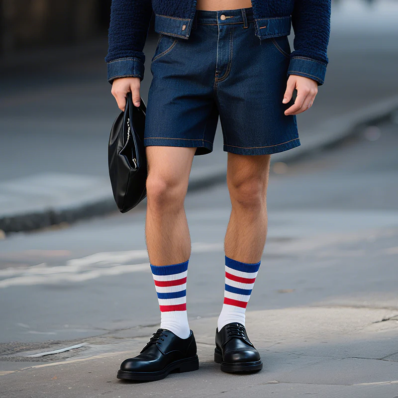 Clifton | Men'S Retro Casual Washed Denim Shorts - Image 3