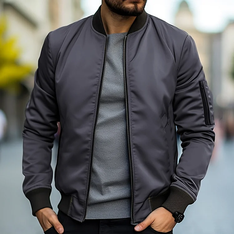 Clio | Trendy bomber jacket for men - Image 2