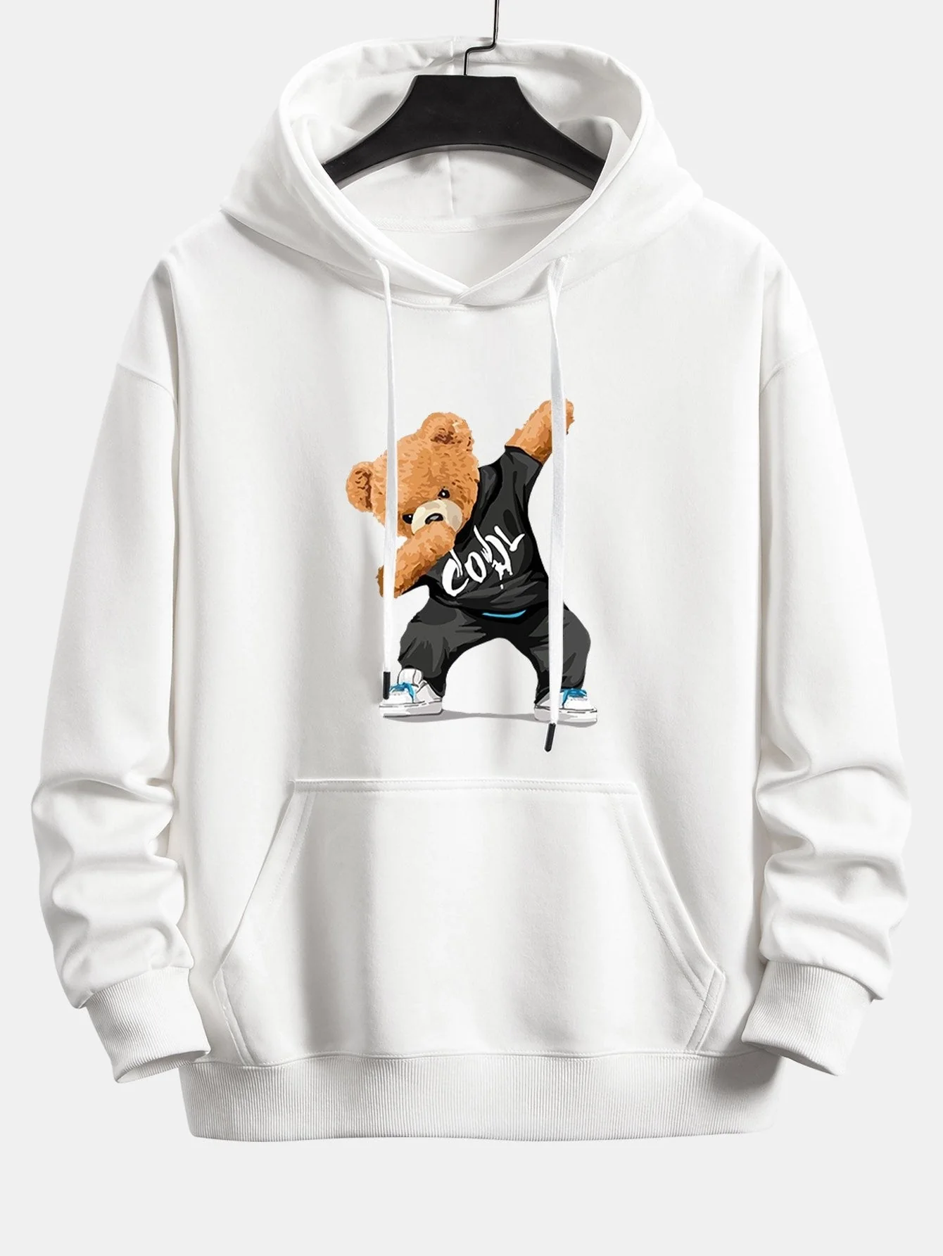 Colby | Cool Bear Print Relax Fit Hoodie - Image 5