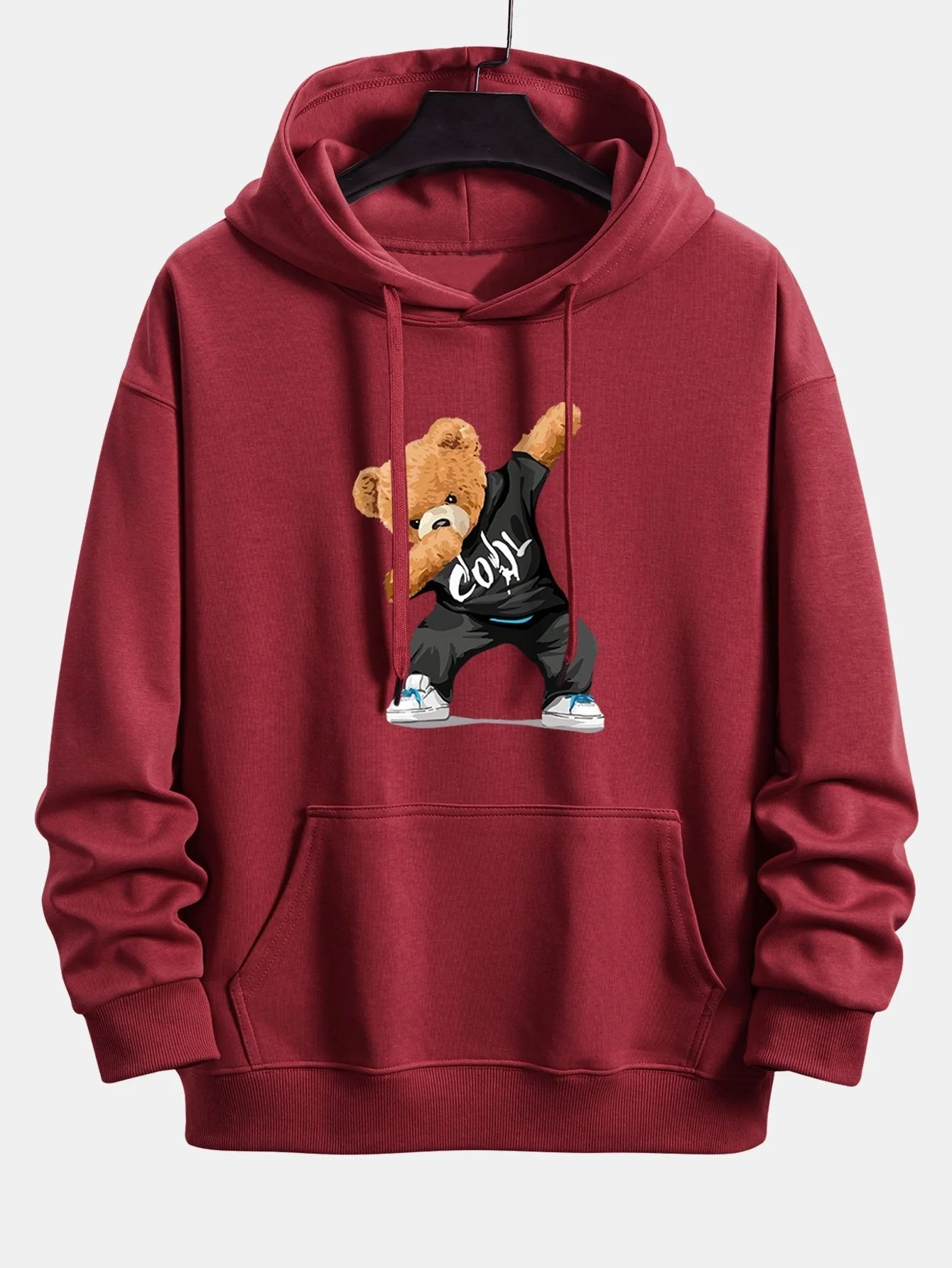 Colby | Cool Bear Print Relax Fit Hoodie - Image 7