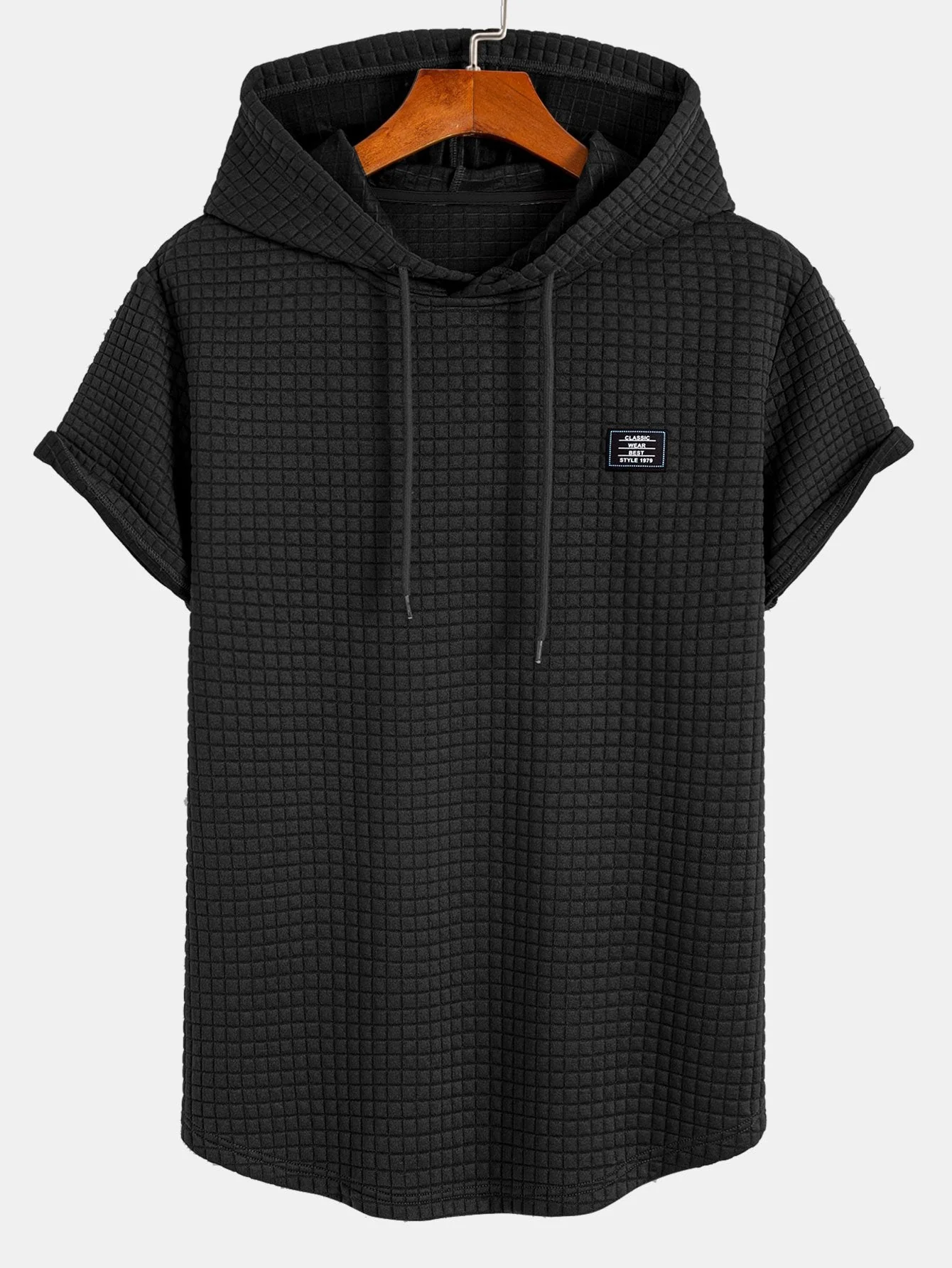 Cole® | Waffle Hooded Arc Hem T-Shirt