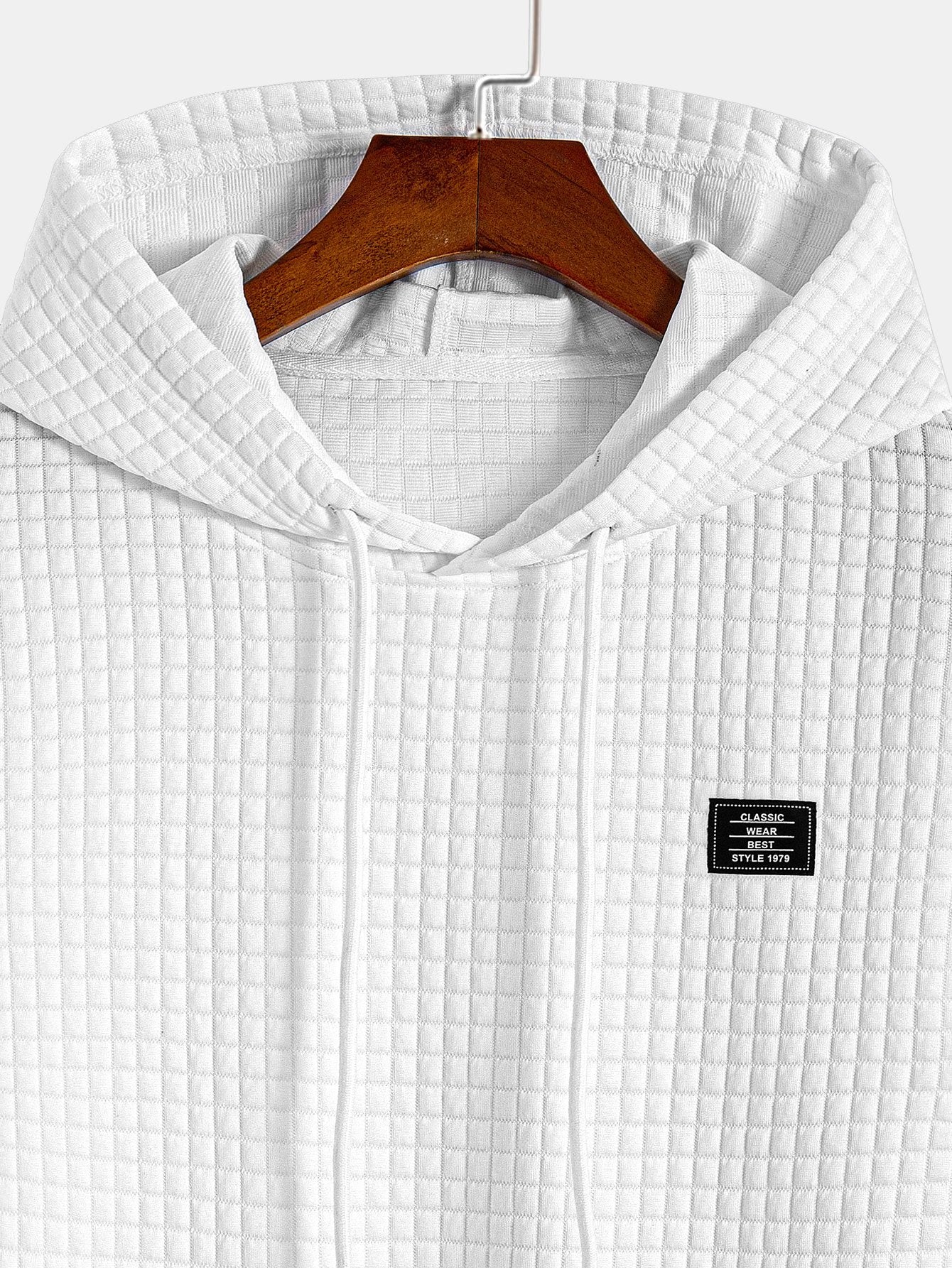 Cole® | Waffle Hooded Arc Hem T-Shirt - Image 8
