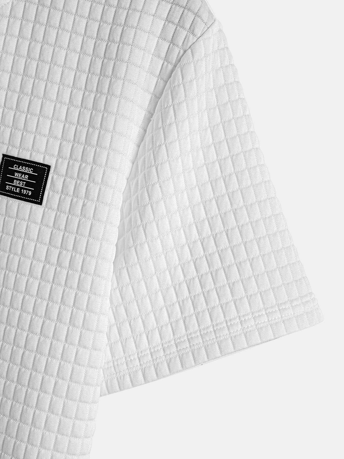 Cole® | Waffle Hooded Arc Hem T-Shirt - Image 9
