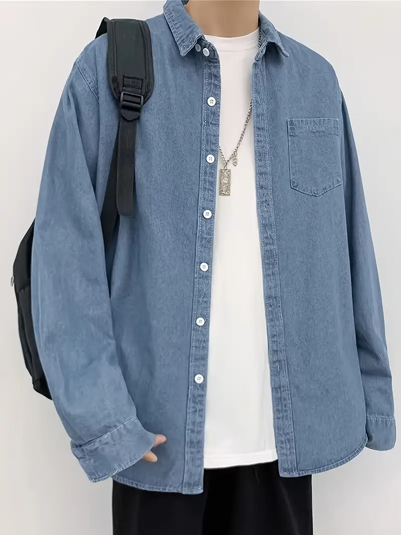 Colin® | Fashionable Men'S Shirt Made Of Denim