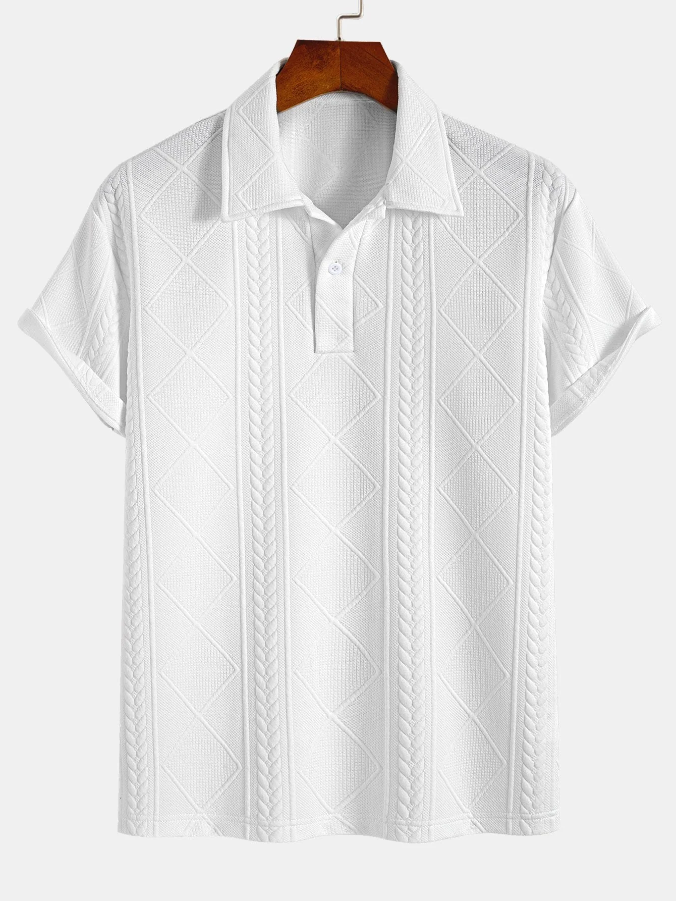 Colombo® | Geometric Jacquard Polo
