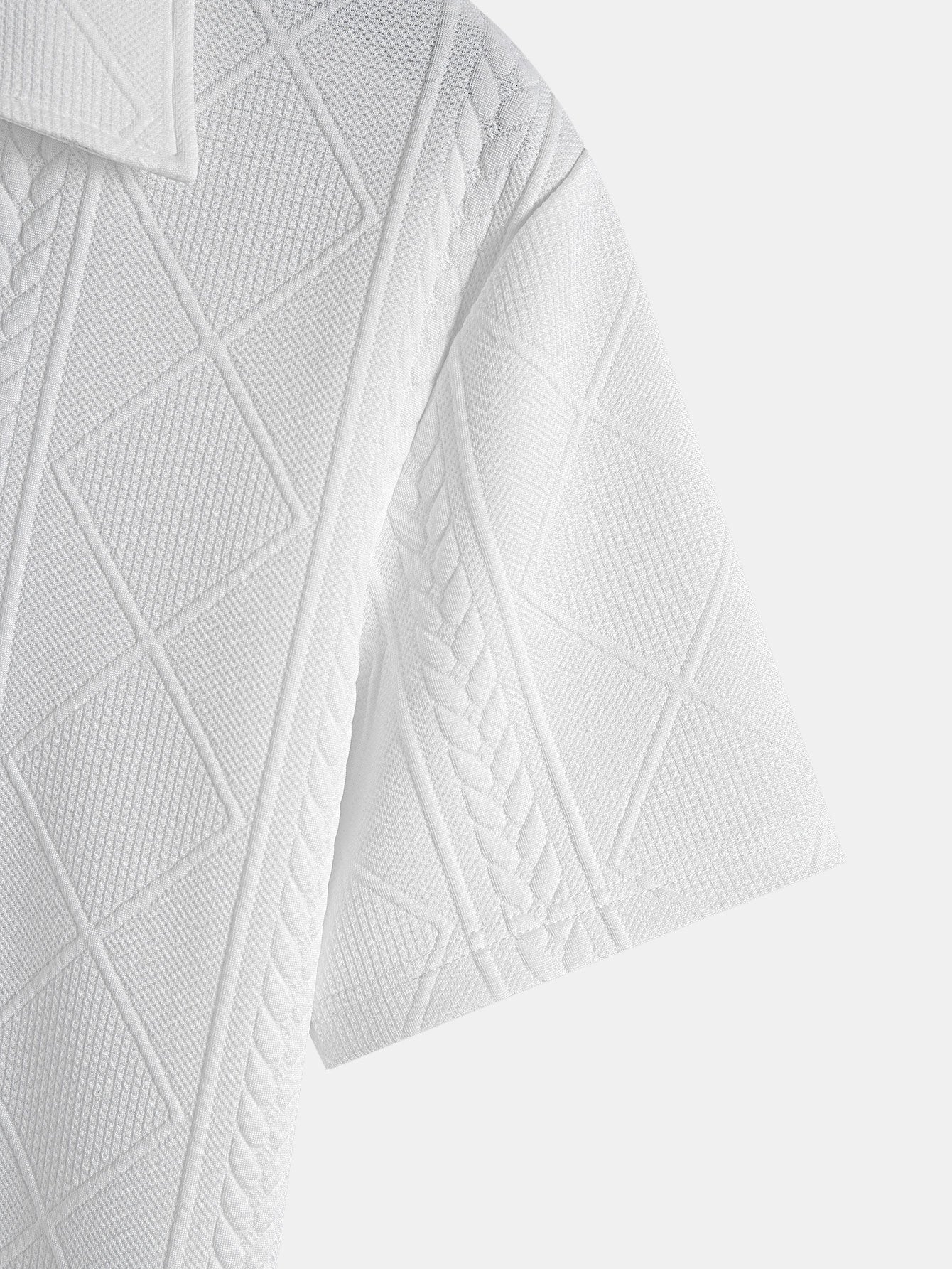 Colombo® | Geometric Jacquard Polo - Image 8