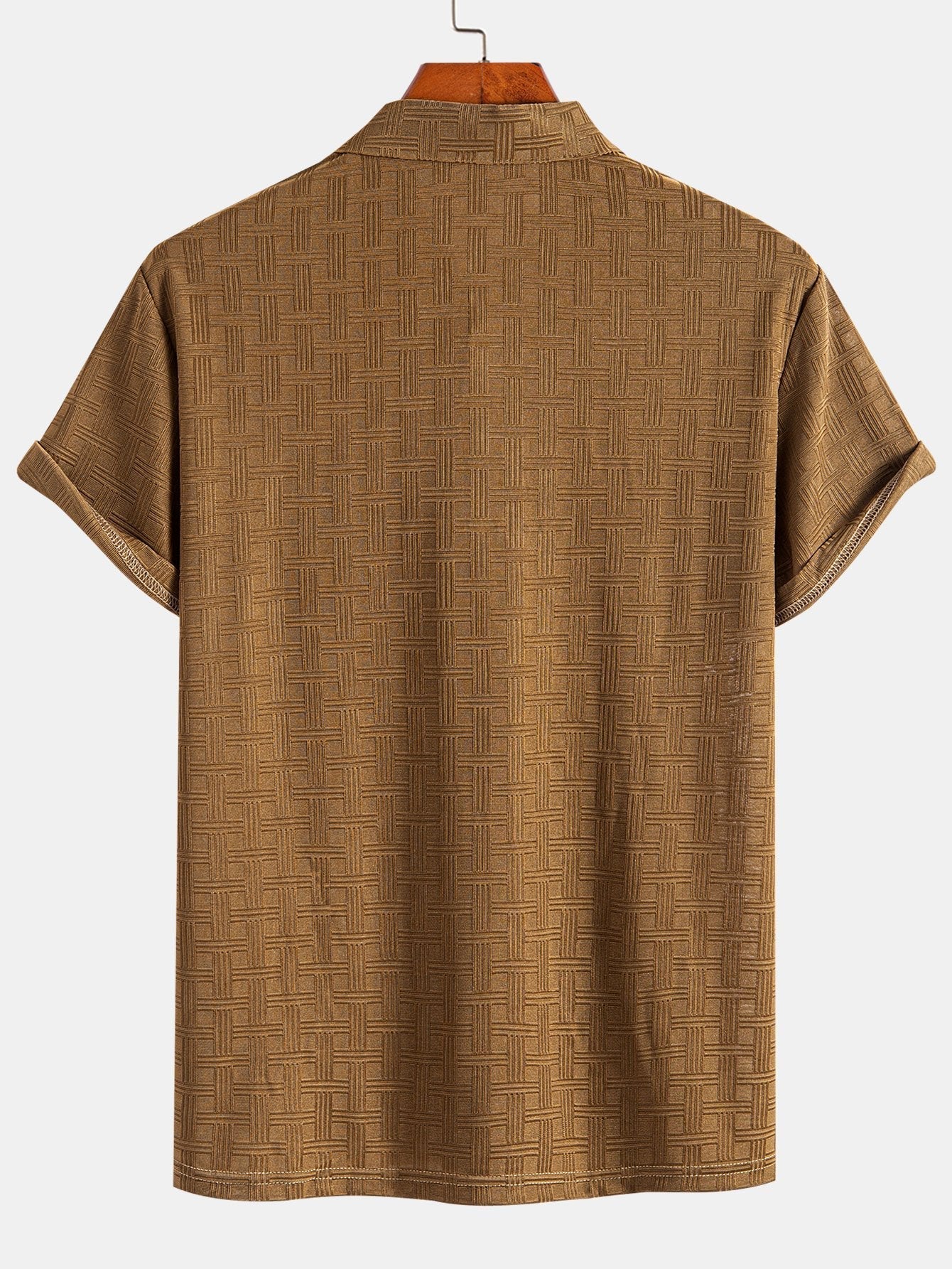 Constantino® | Short Sleeve Knitted Textured Polo - Image 8