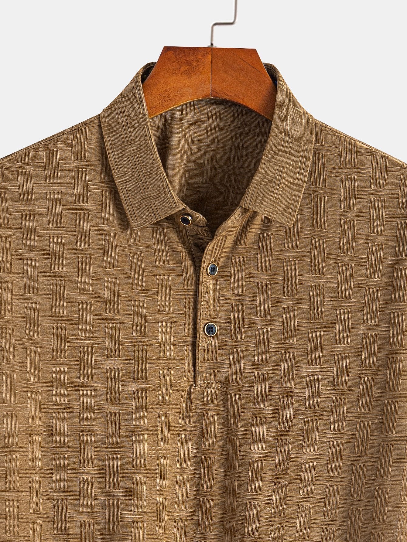 Constantino® | Short Sleeve Knitted Textured Polo - Image 9