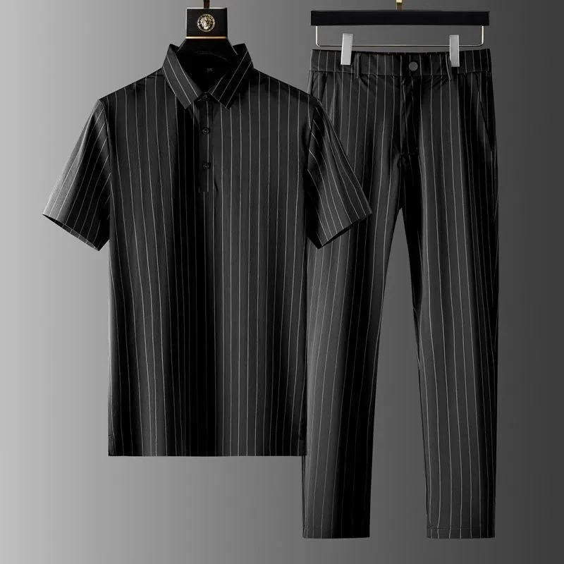 Cosme® | Belluno Pinstripe Suit Set - Image 3