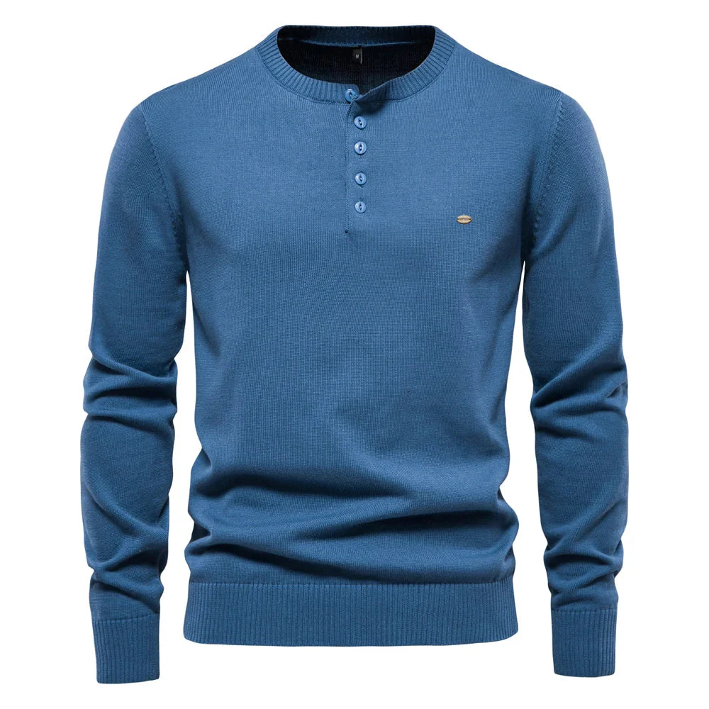 Crisóstomo® | Men'S Casual Henley Sweater - Image 7