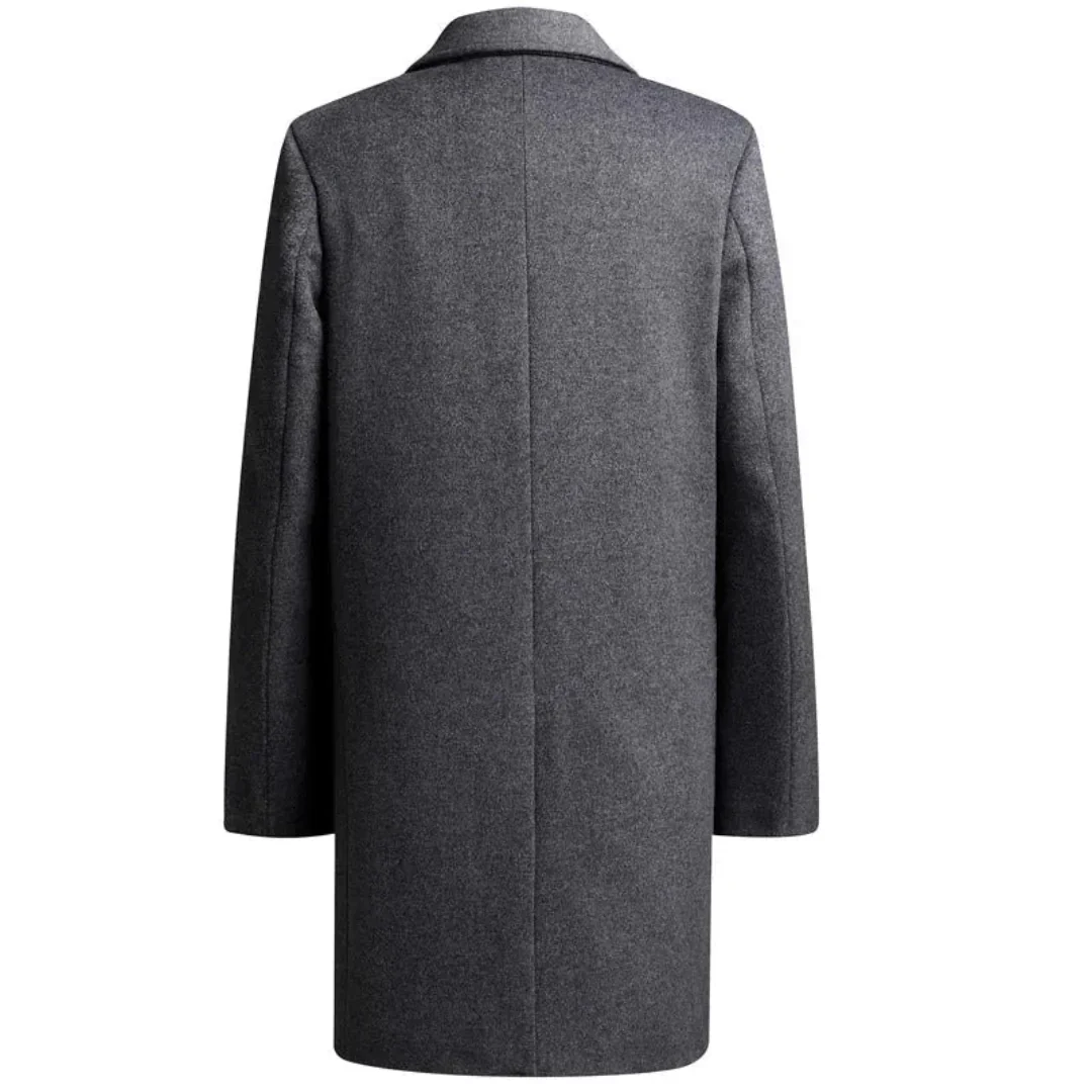 Crispín | Asher Asymmetrical Wool Overcoat - Image 2