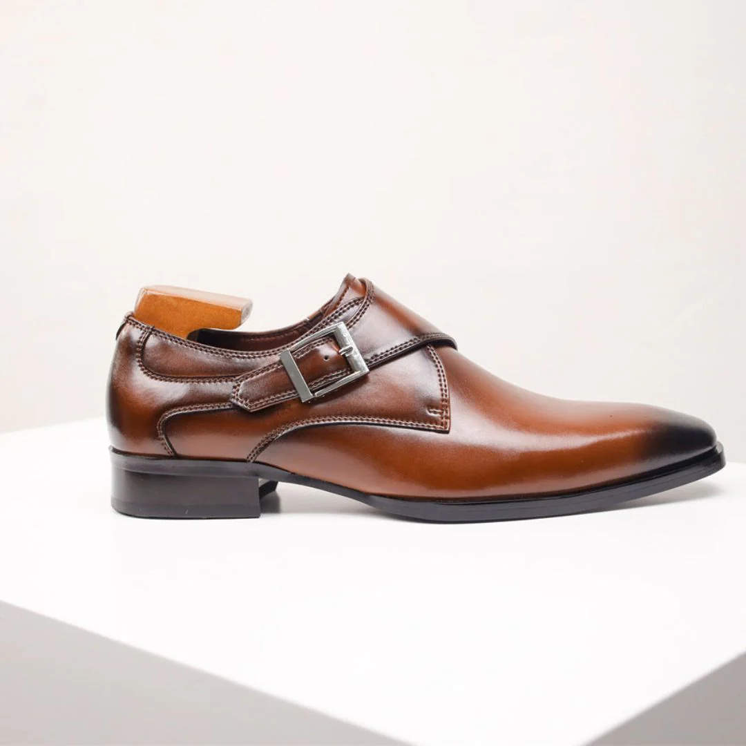 Crosby | Emiliano Classic Buckle Dress Shoes - Image 2