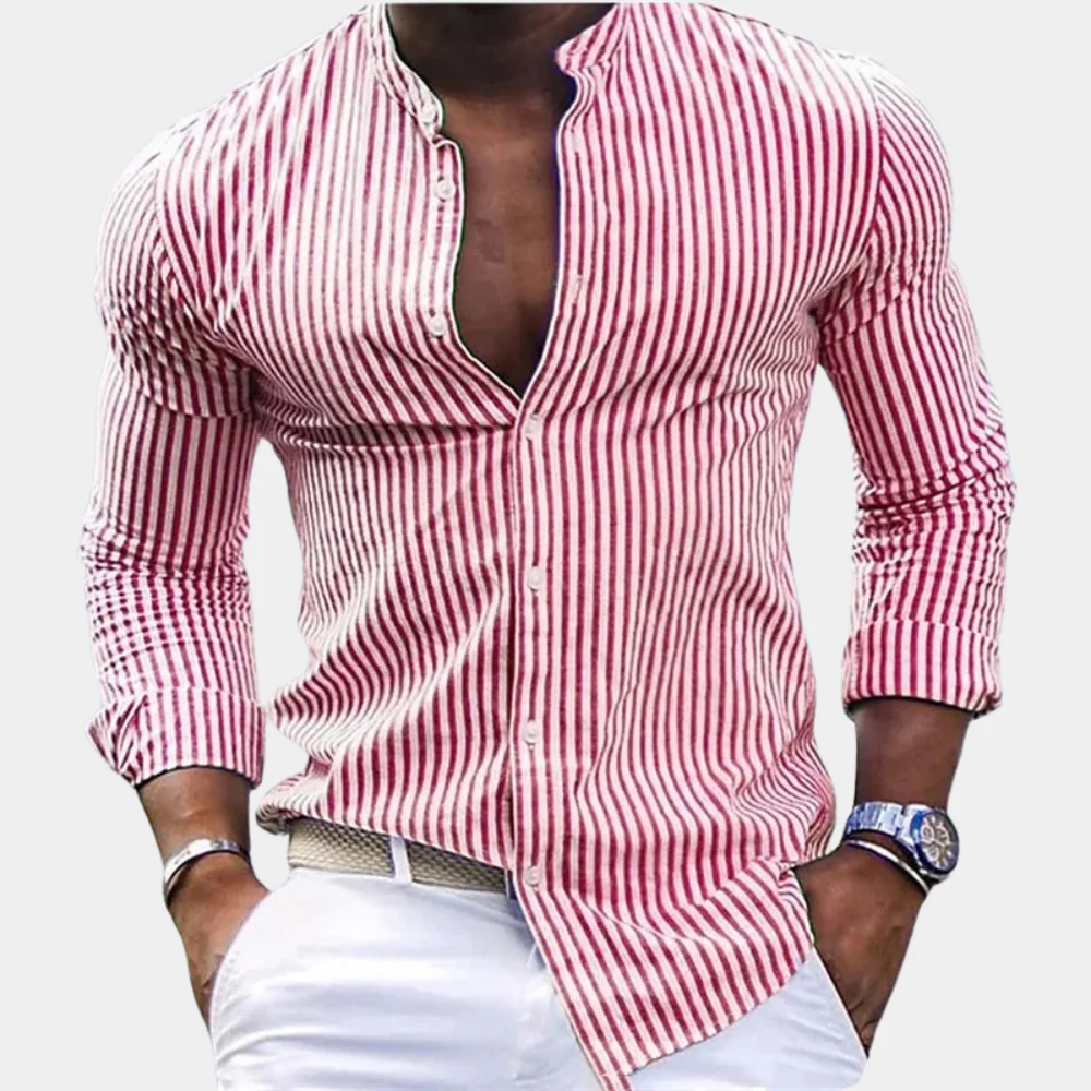 Curtis® | Modern striped casual shirt - Image 4