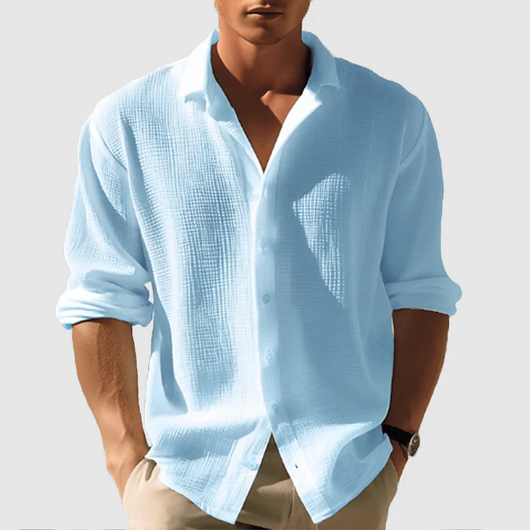 Cyril | Casual Long Sleeve Button-Down Shirt for Men