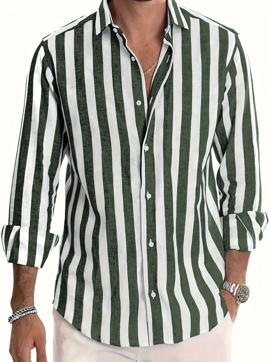 Cyrus | Striped Summer Shirt - Image 2