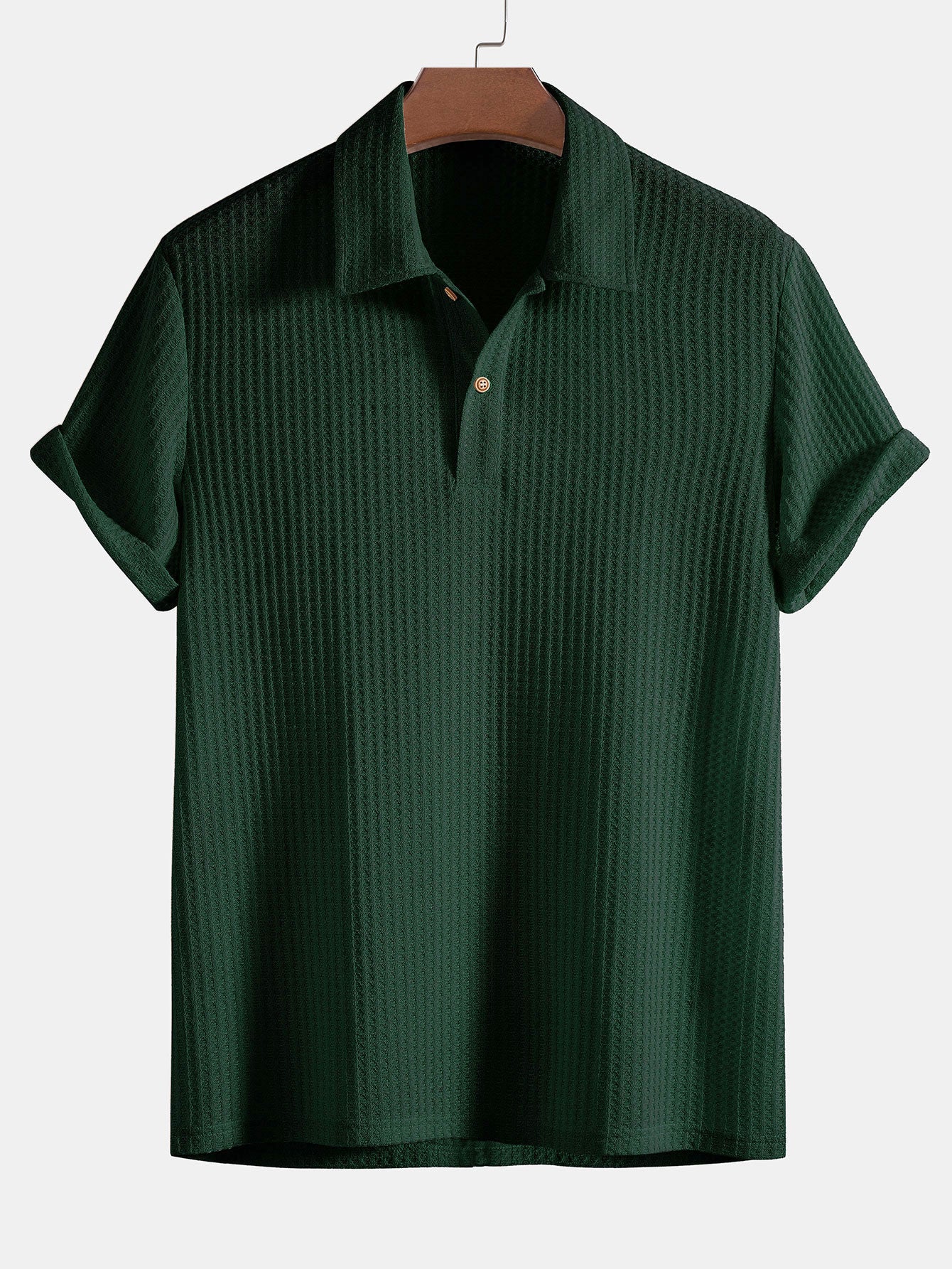 Dale® | Knitted Waffle Polo Shirt - Image 3
