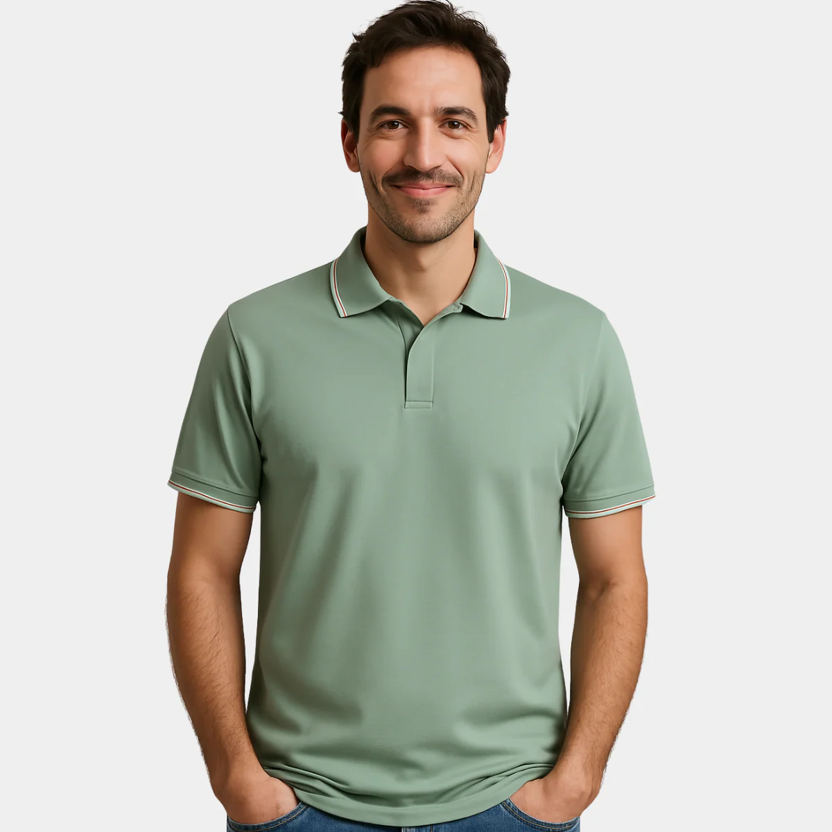 Dale® | Silk Polo With V-Neck