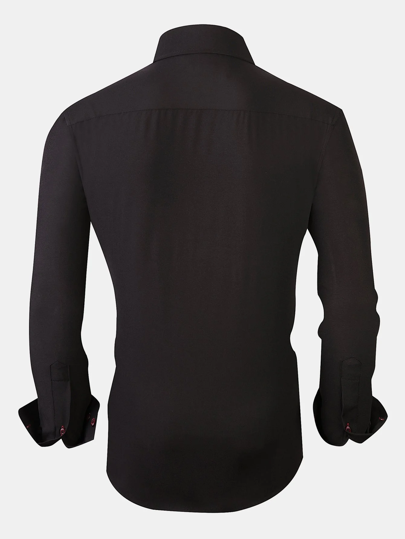 Dalmacio® | Long Sleeve Contrast Dress Shirt - Image 26