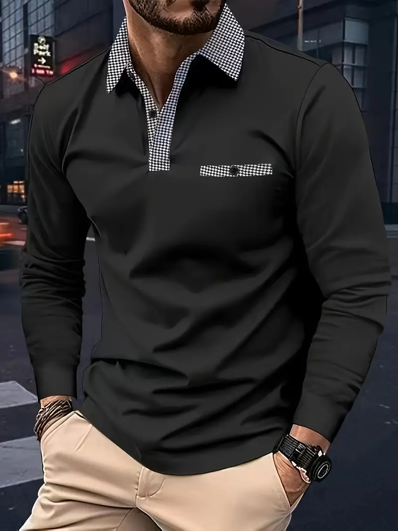 Daniel® | Classic Long-Sleeved Polo Shirt For Spring - Image 6