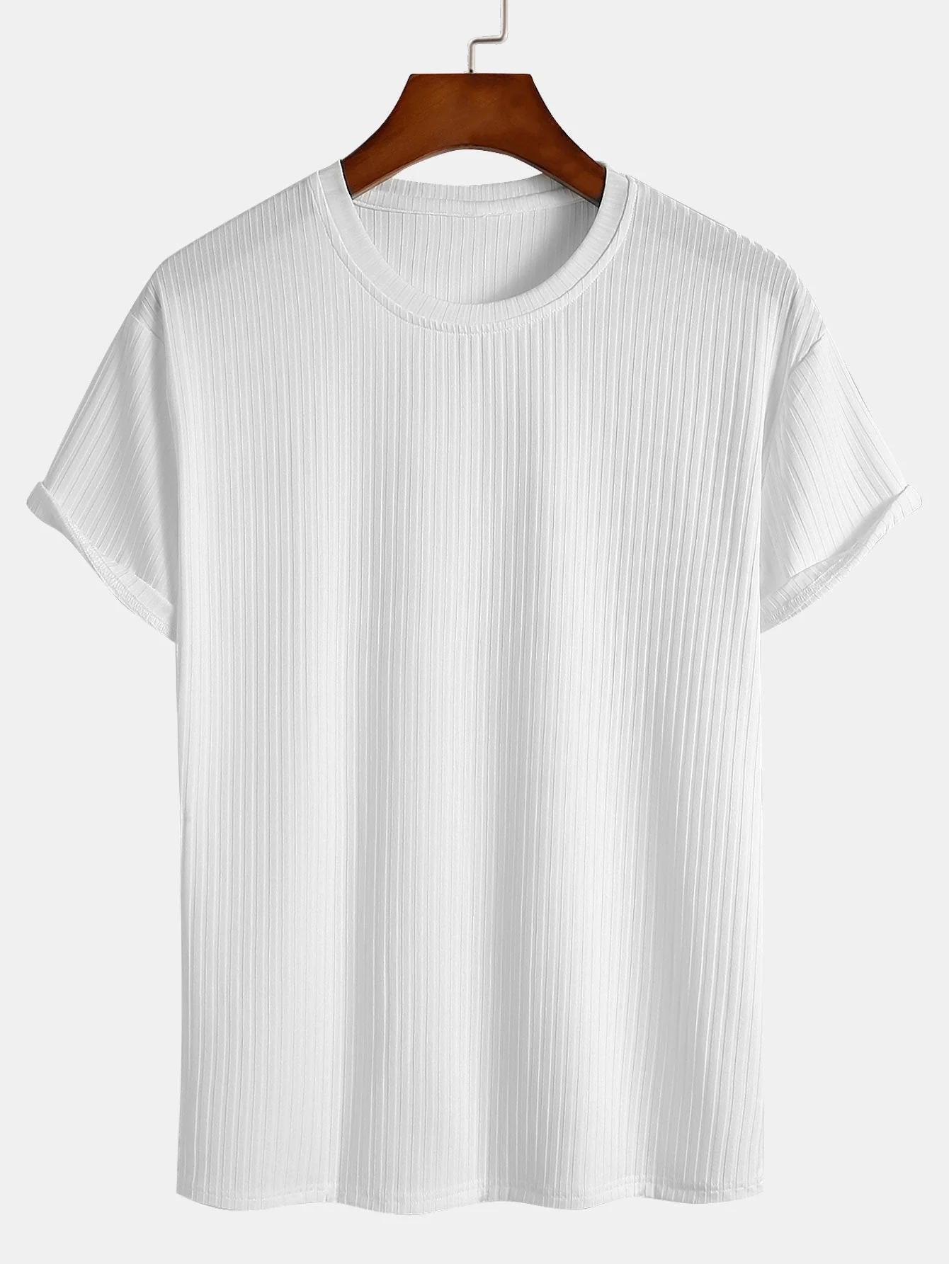 Danilo® | Basic Slim Fit Ribbed T-Shirt - Image 2