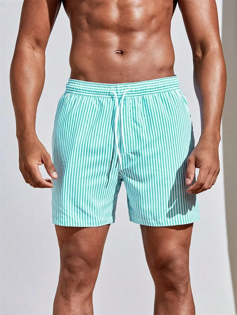 Darian | Striped Swim Shorts - Image 6