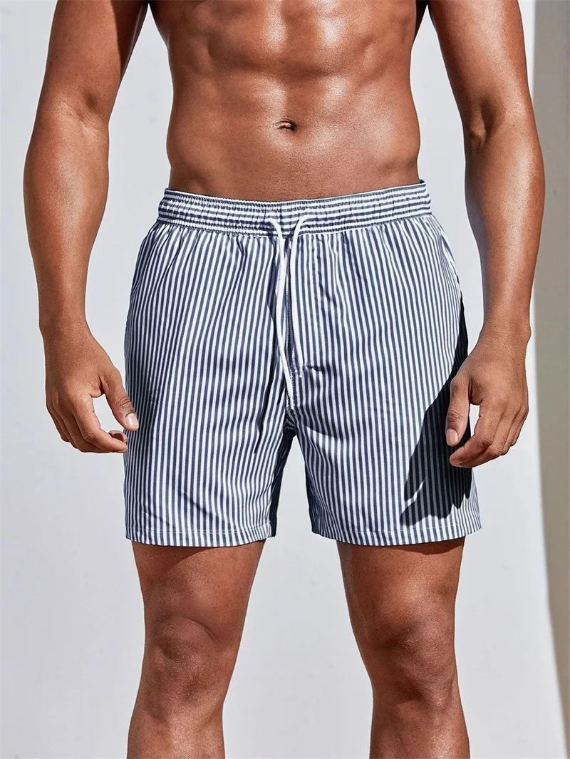 Darian | Striped Swim Shorts - Image 7