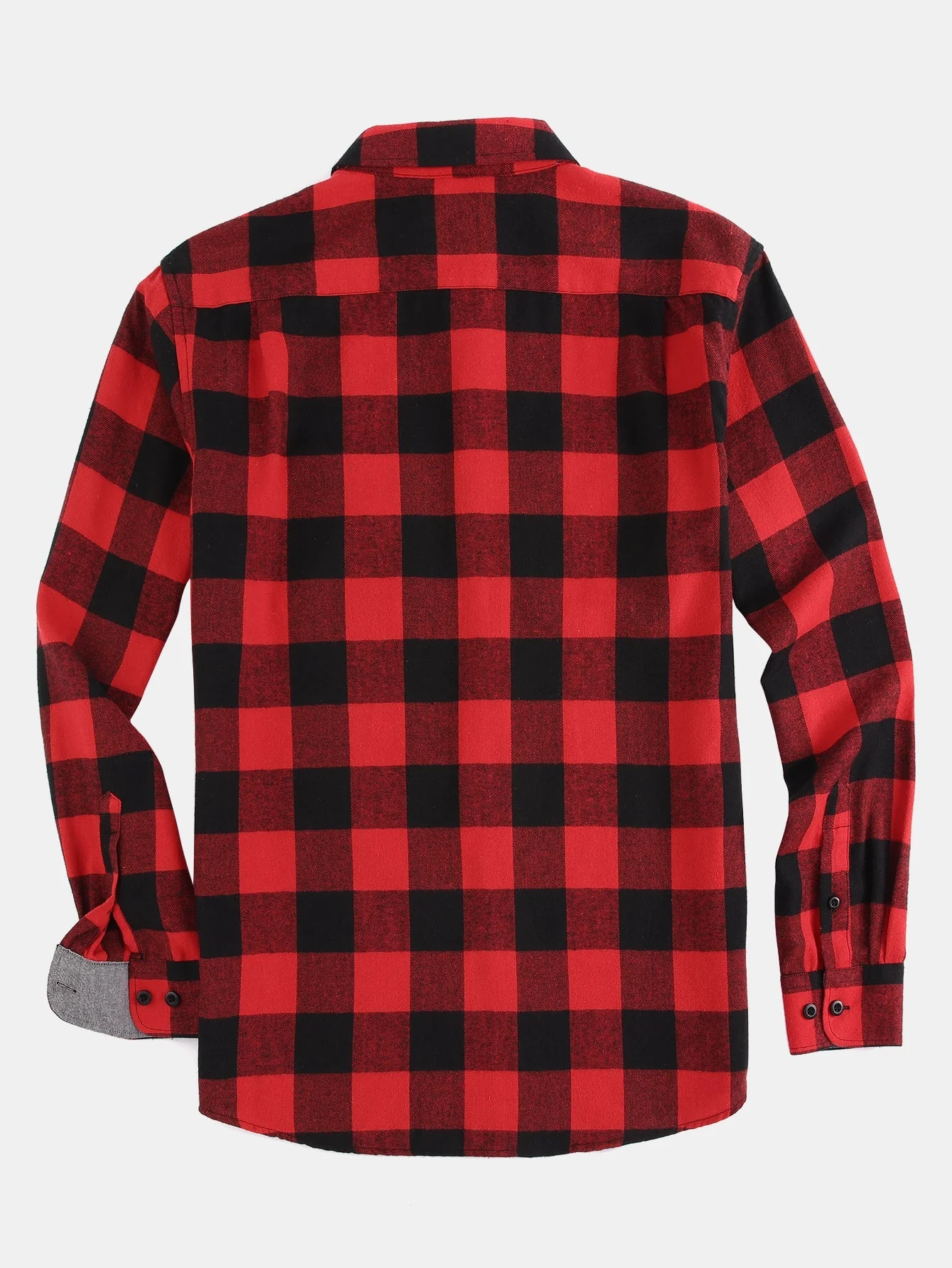 Decio® | Flannel Plaid Button Up Shirt - Image 7