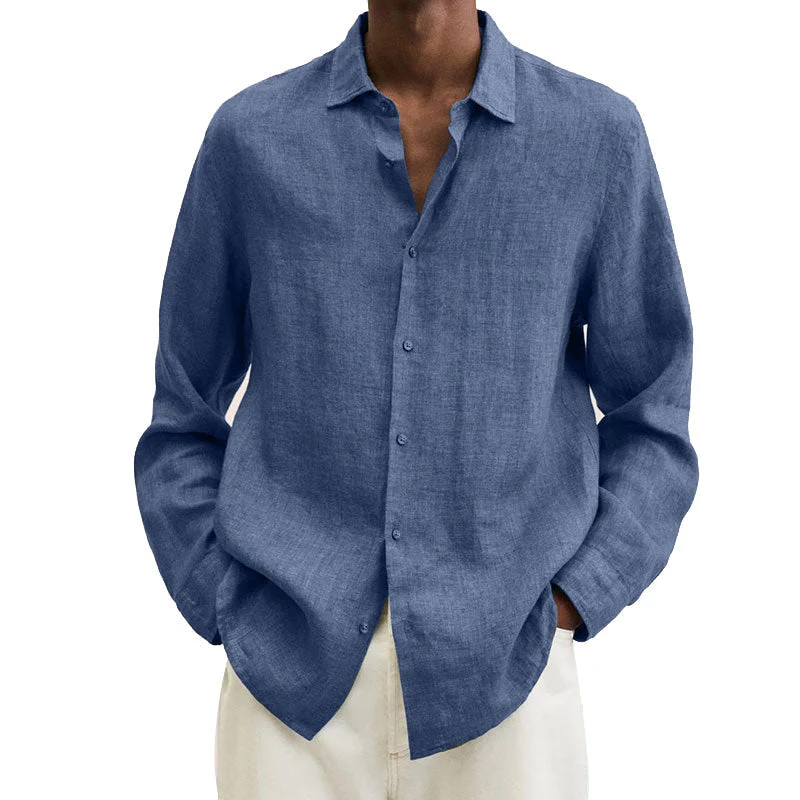 Delano® | Men'S Regular Fit Linen Shirt - Image 15