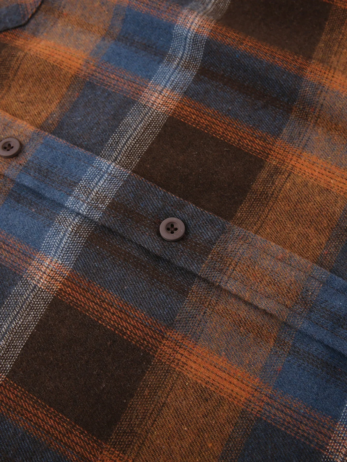 Demetrio® | Flannel Plaid Button Up Shirt - Image 2