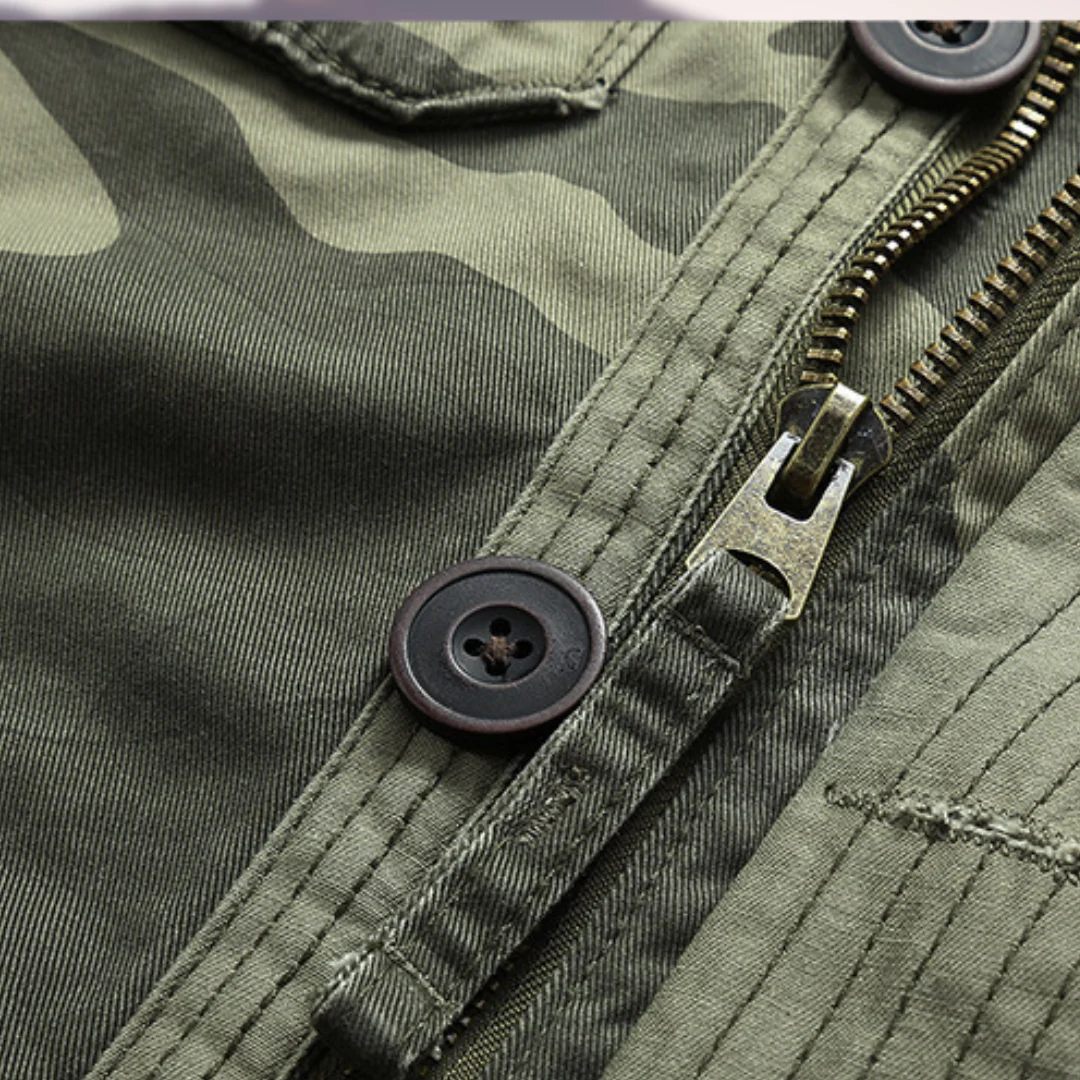 Demetrio® | Military Style Autumn Jacket - Image 10