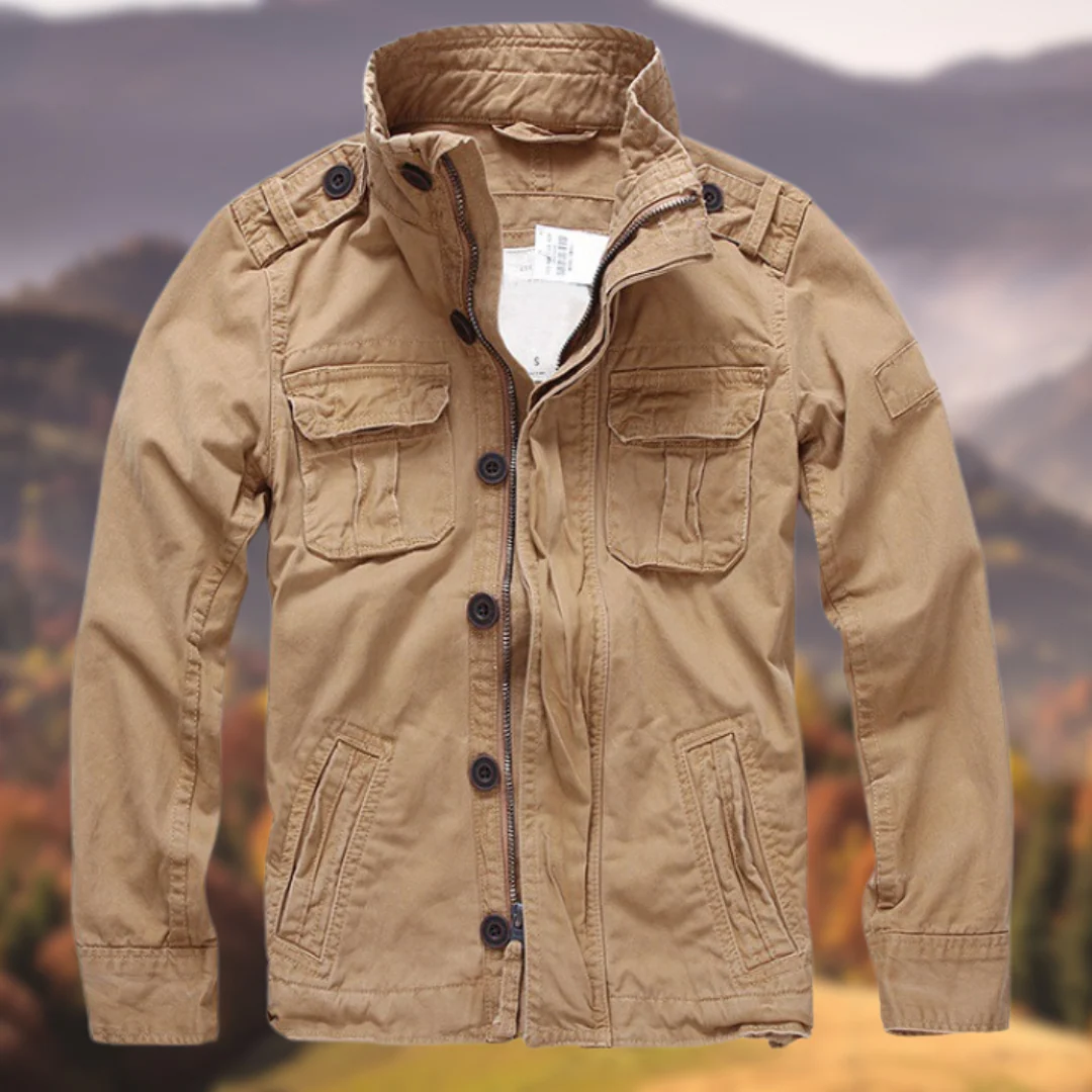 Demetrio® | Military Style Autumn Jacket - Image 3