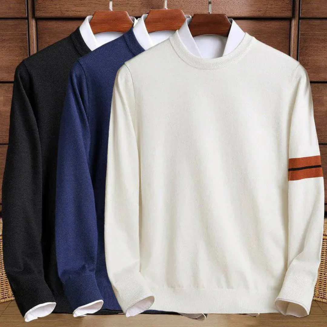 Demetrio | Mateo Crewneck Wool Sweater - Image 4