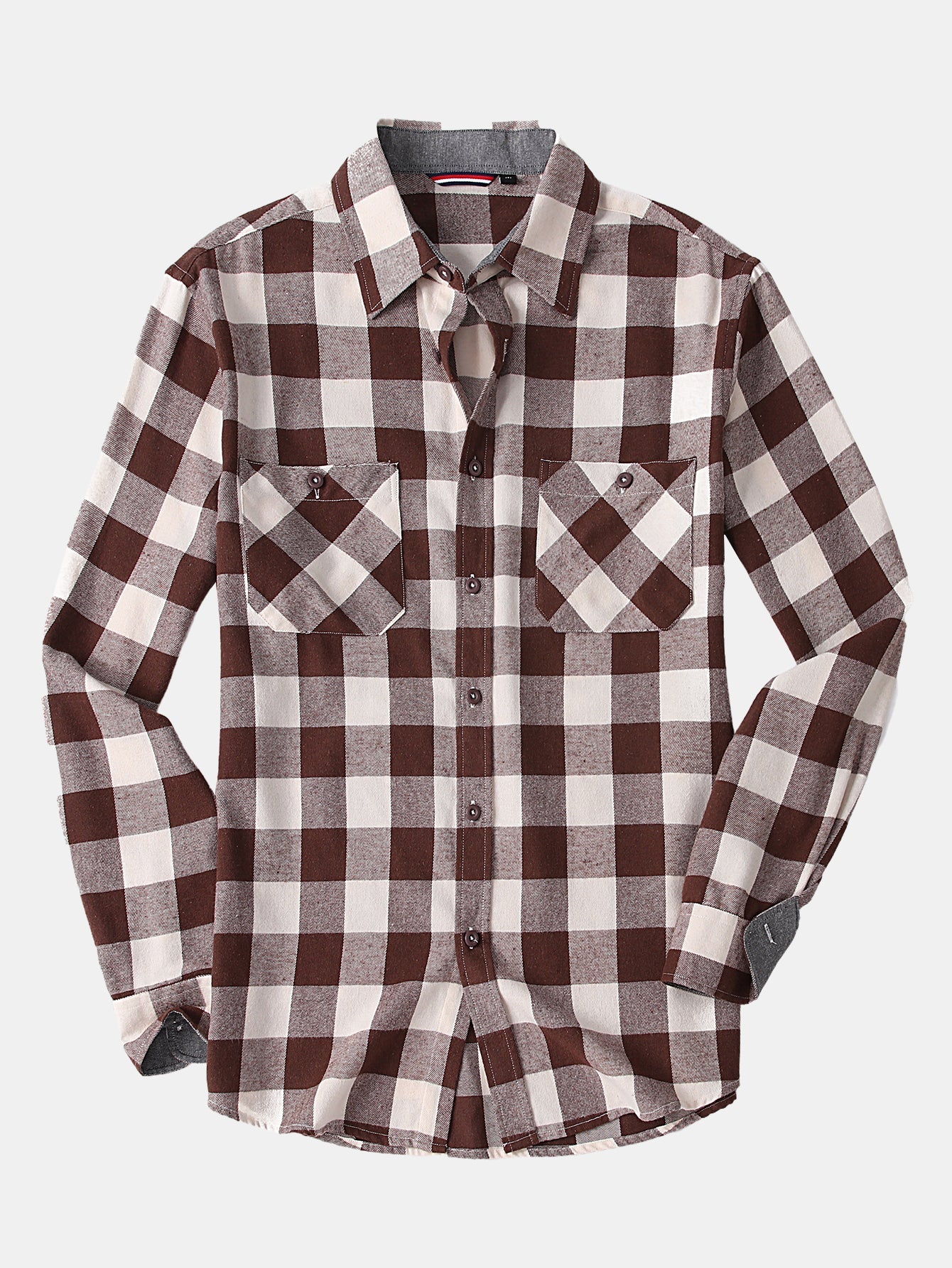 Dervin® | Flannel Plaid Button Up Shirt - Image 7
