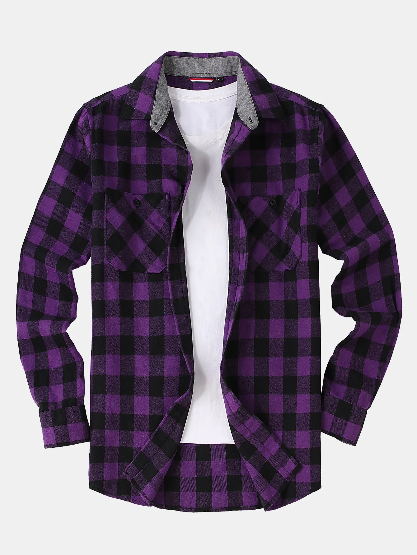 Dervin® | Flannel Plaid Button Up Shirt - Image 9