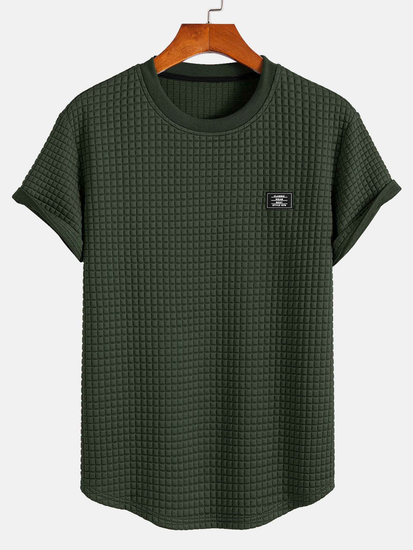 Dirk® | Short Sleeve Waffle Arc Hem T-Shirt - Image 4