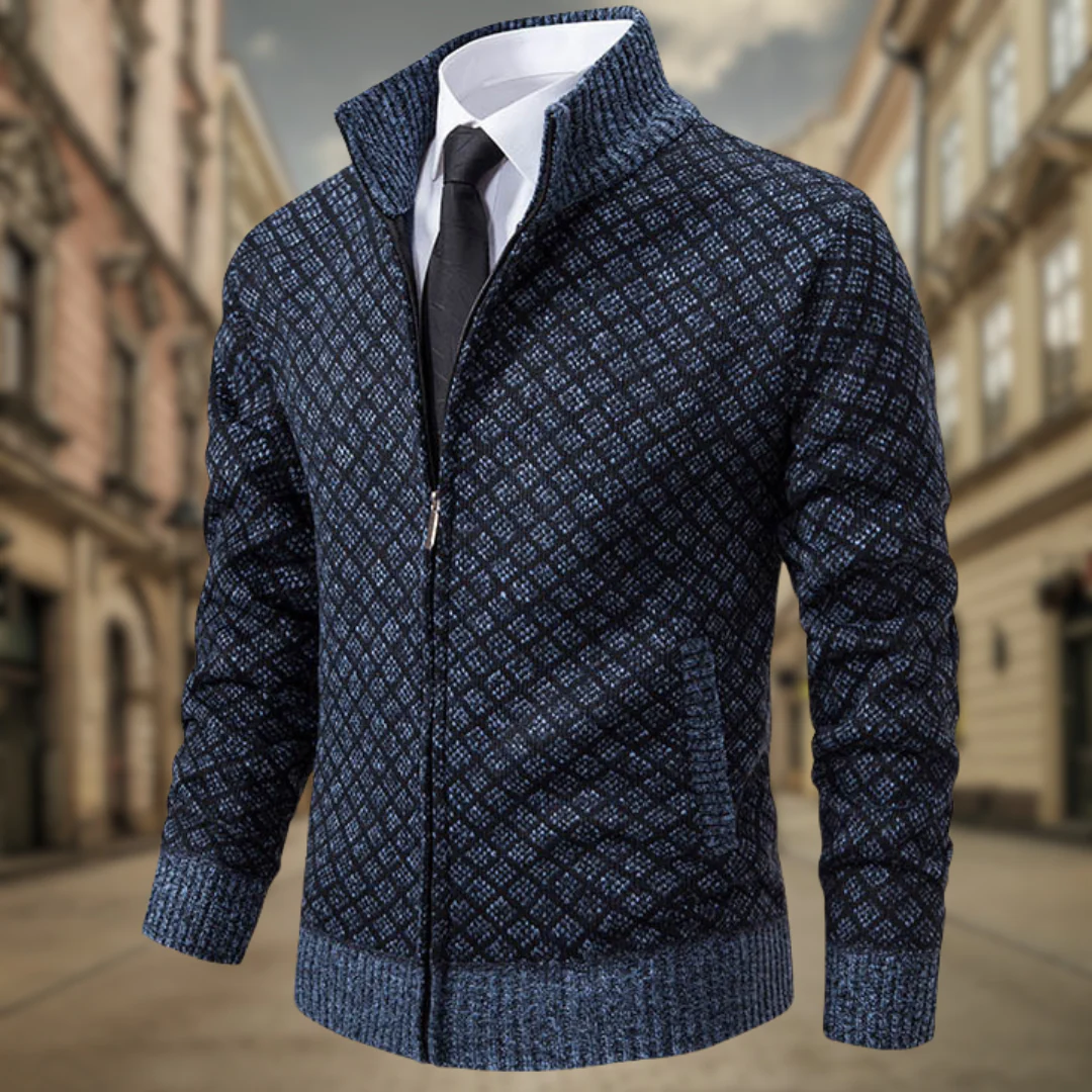 Dolores® | Men's Cardigan With Zip - Image 3