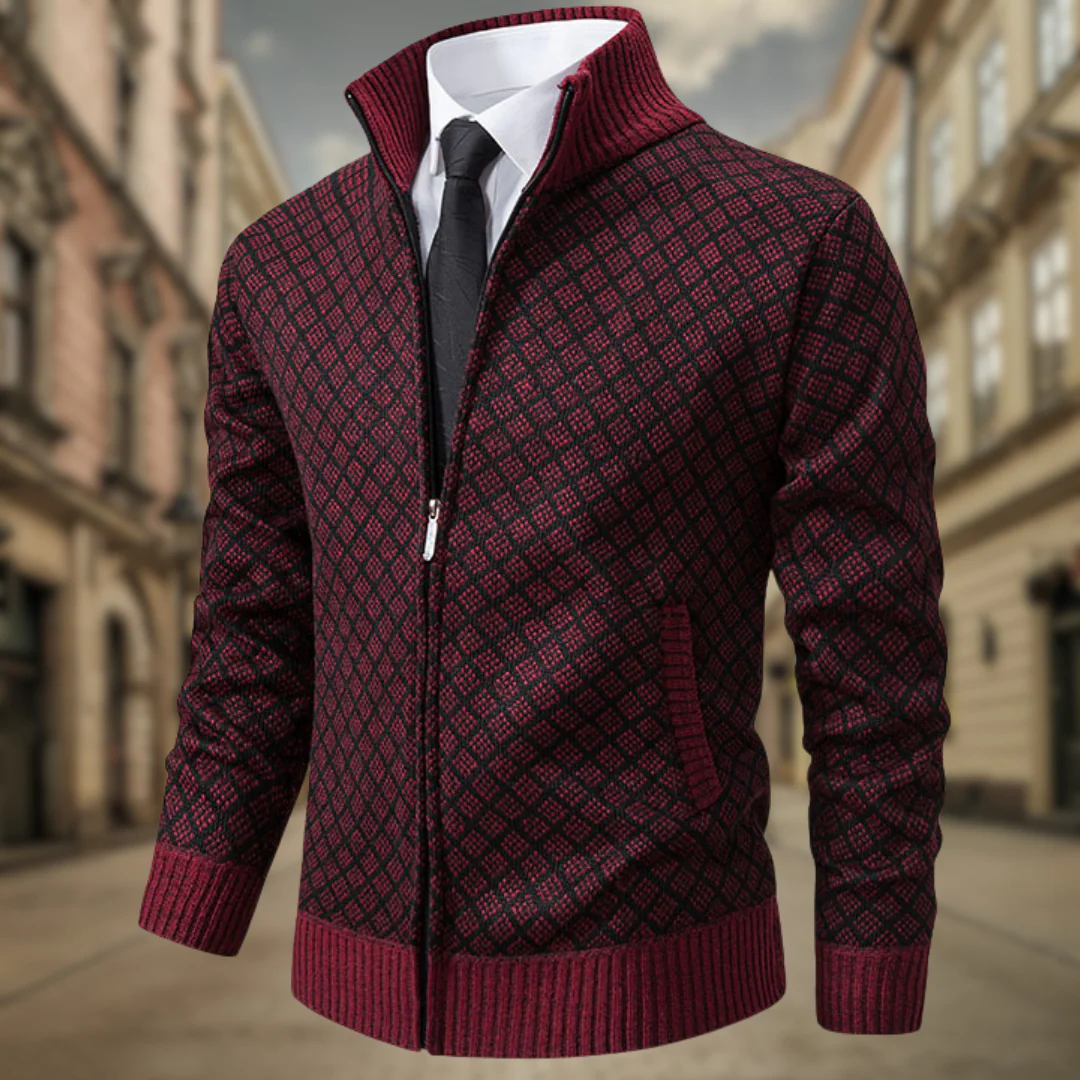 Dolores® | Men's Cardigan With Zip - Image 7