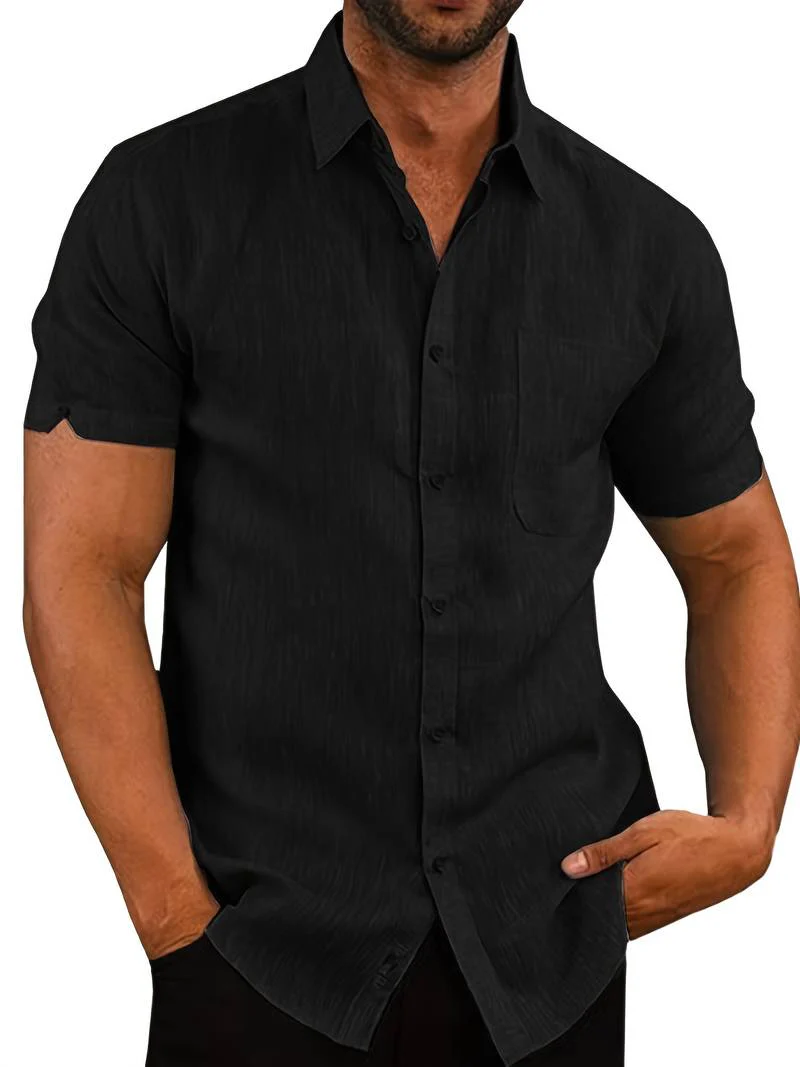 Dominic® | Classic, Casual Short-Sleeved Shirt - Image 25
