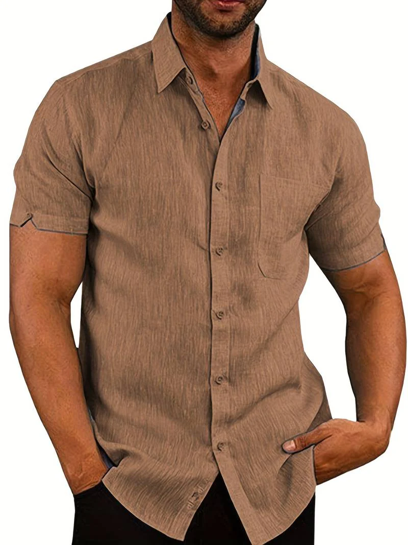 Dominic® | Classic, Casual Short-Sleeved Shirt - Image 27