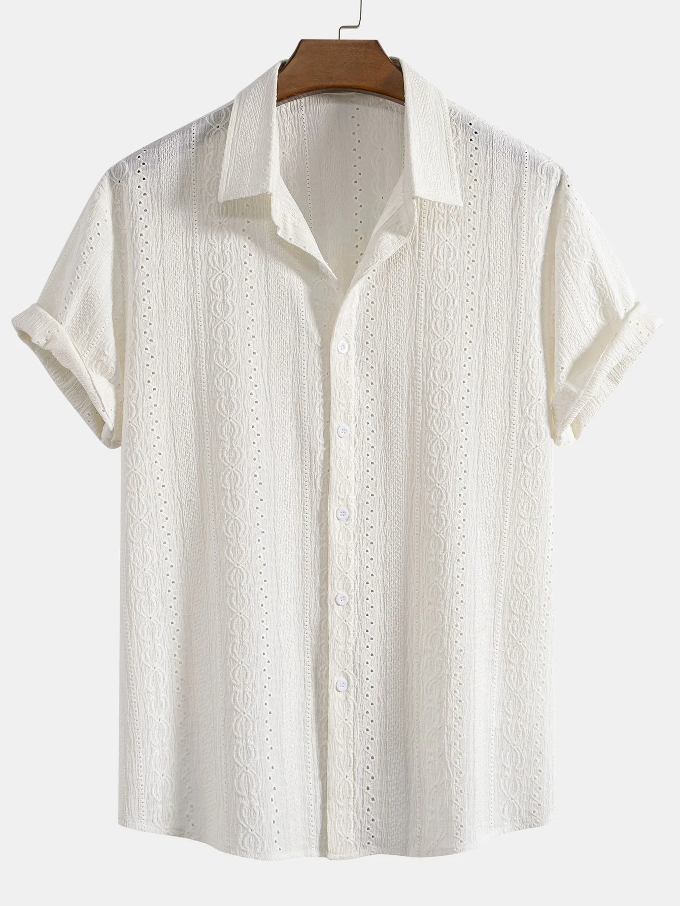 Dominic® | Textured Button Up Shirt
