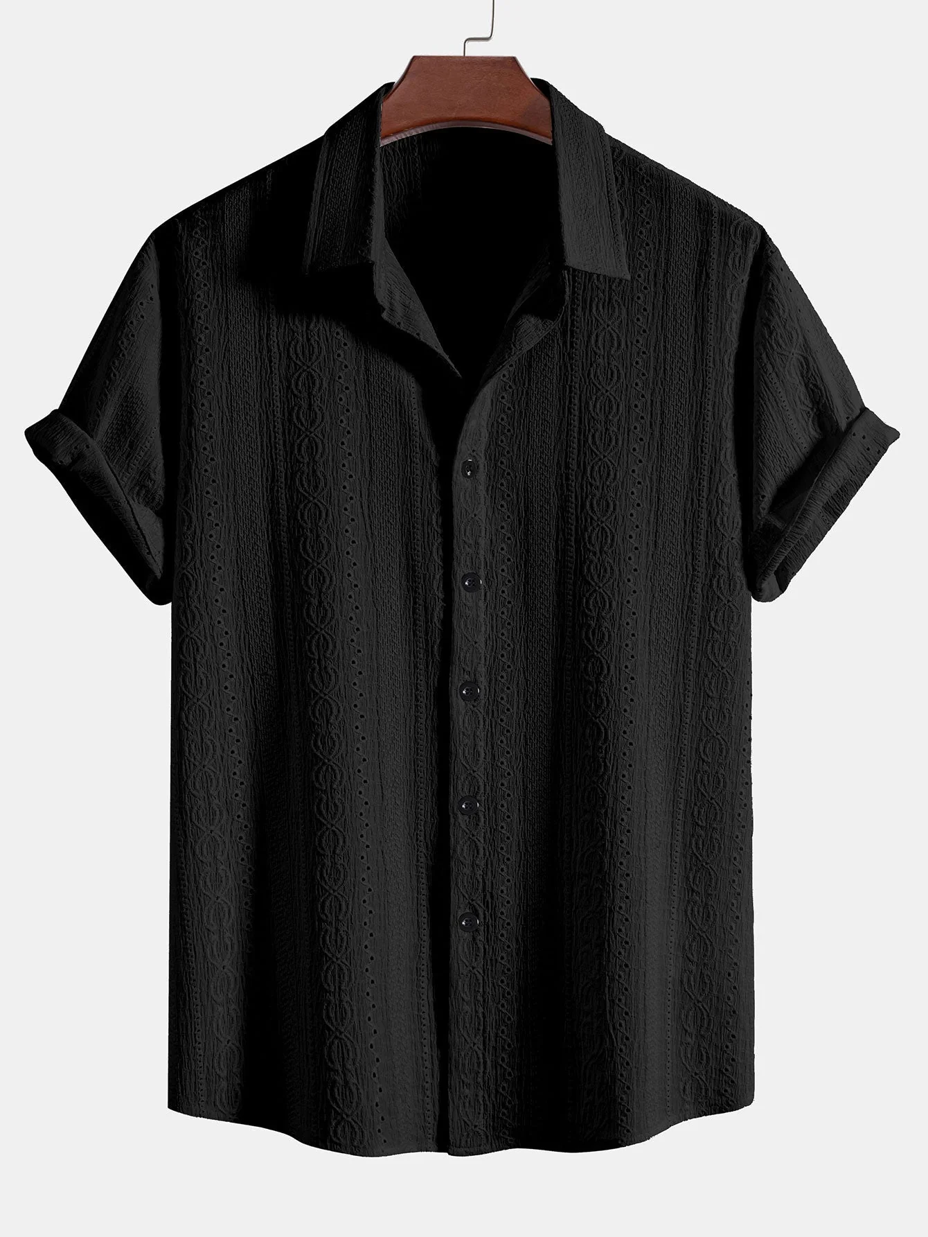 Dominic® | Textured Button Up Shirt - Image 2