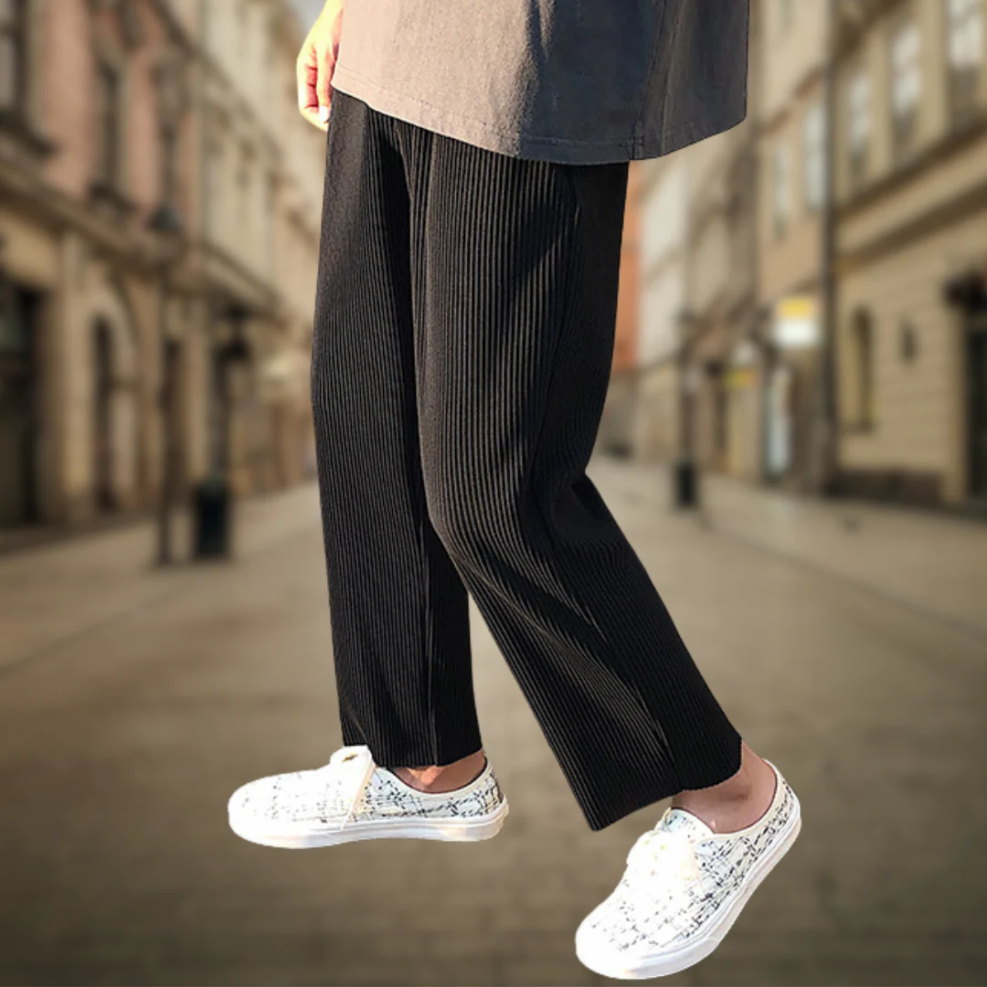 Donaciano® | Elegant trousers in velvety style - Image 3