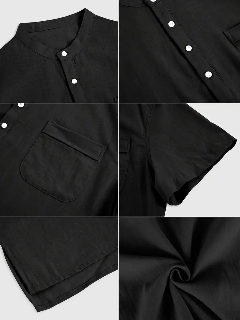 Donald® | Stylish No-Short Sleeve Shirt For Men - Image 8