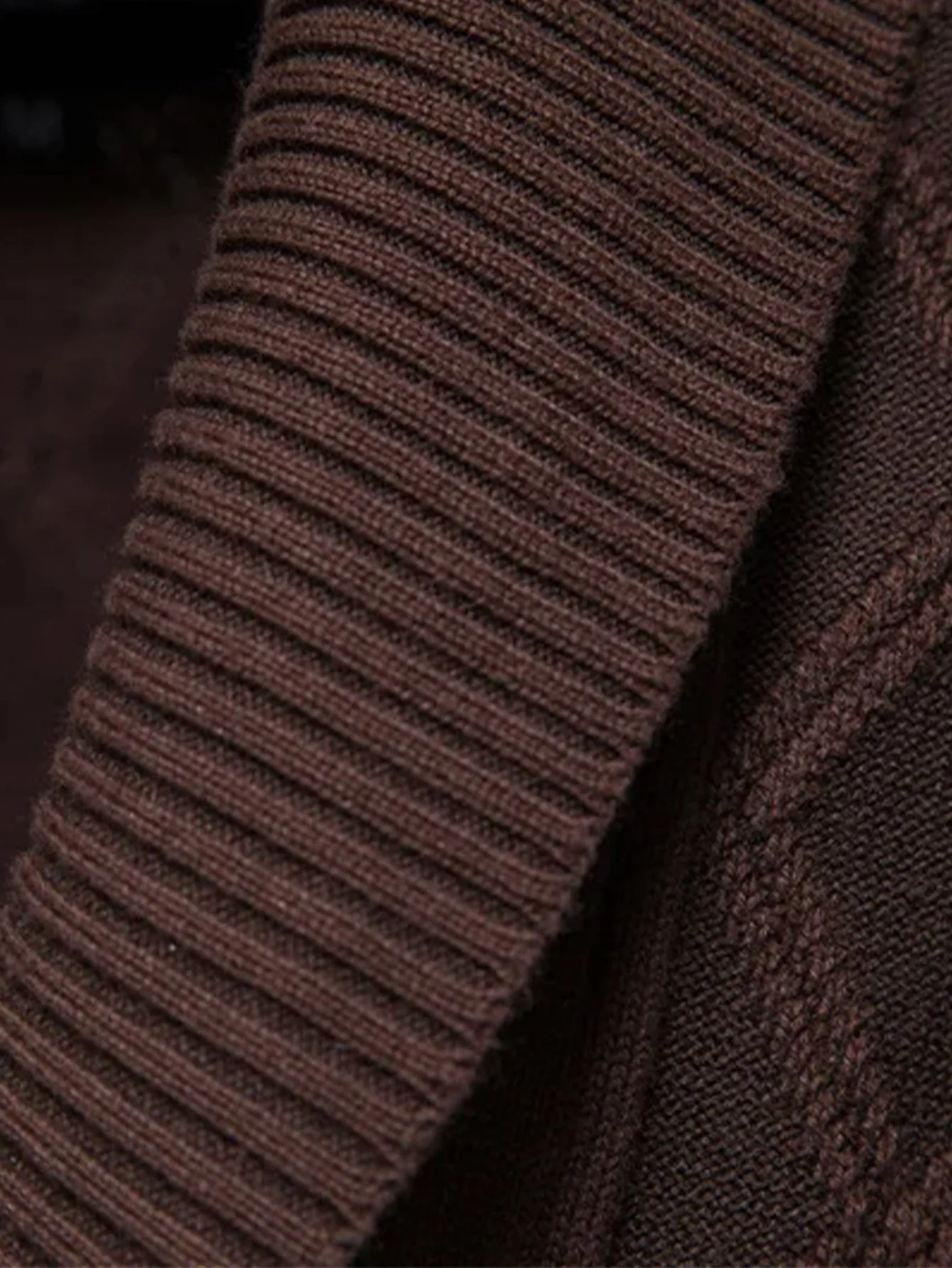 Donato® | Geometric Jacquard Shawl Collar Cardigan Sweater - Image 11