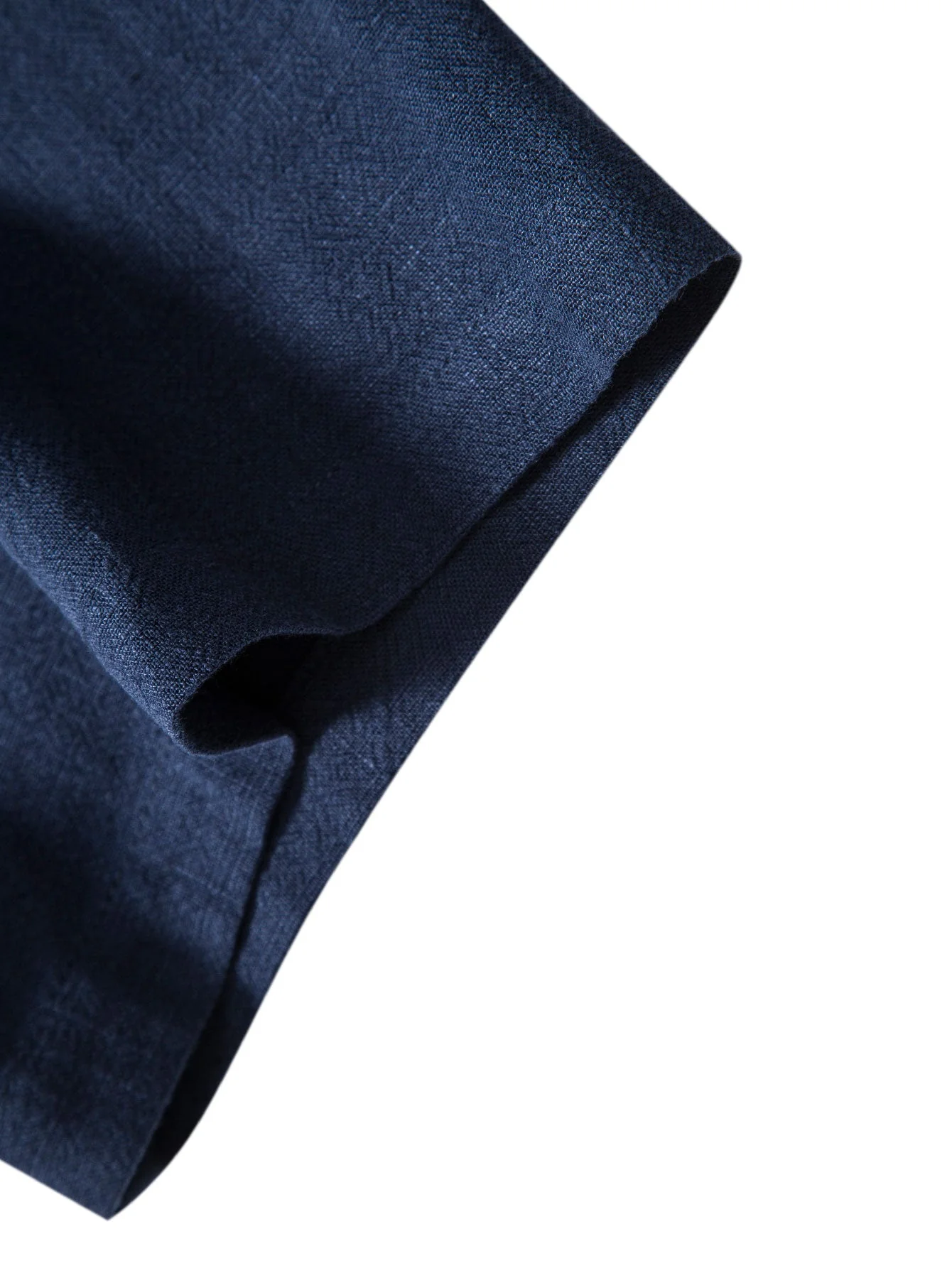 Dorian® | Linen Rayon Blend Button Up Shirt & Wrinkle Textured Straight Leg Pants - Image 22