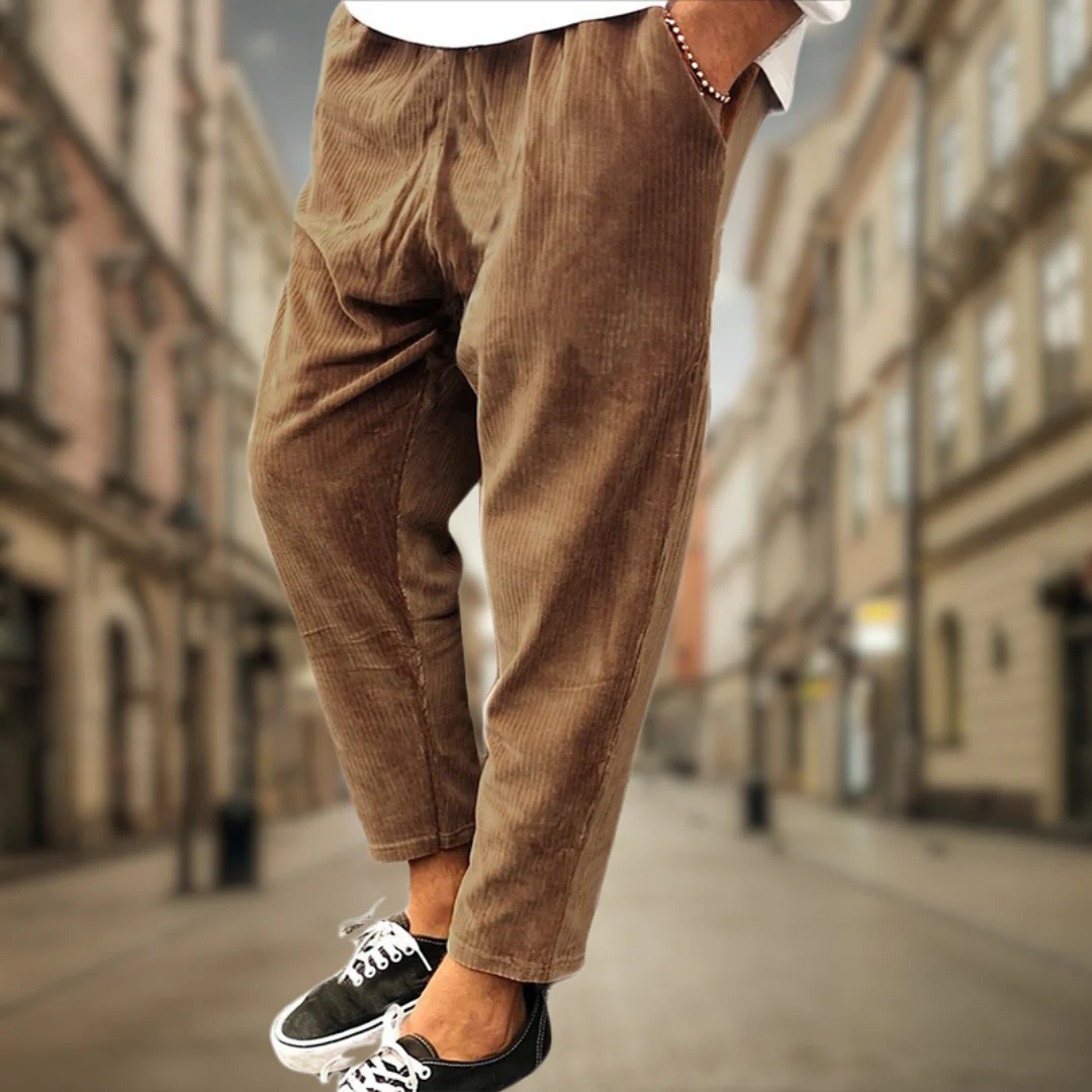 Doroteo® | Men's trousers with velvety effect - Image 2