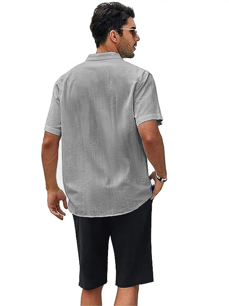 Dougie® | Stylish Short-Sleeved Shirt For Men - Image 10