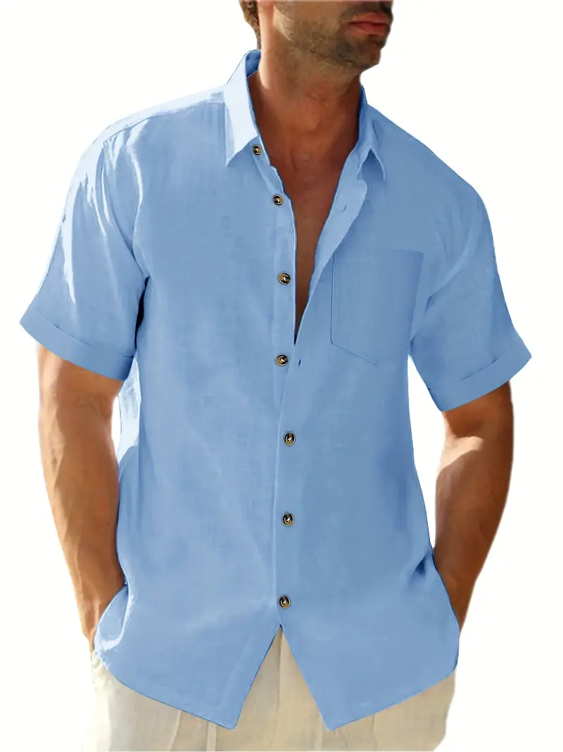 Dougie® | Stylish Short-Sleeved Shirt For Men - Image 30